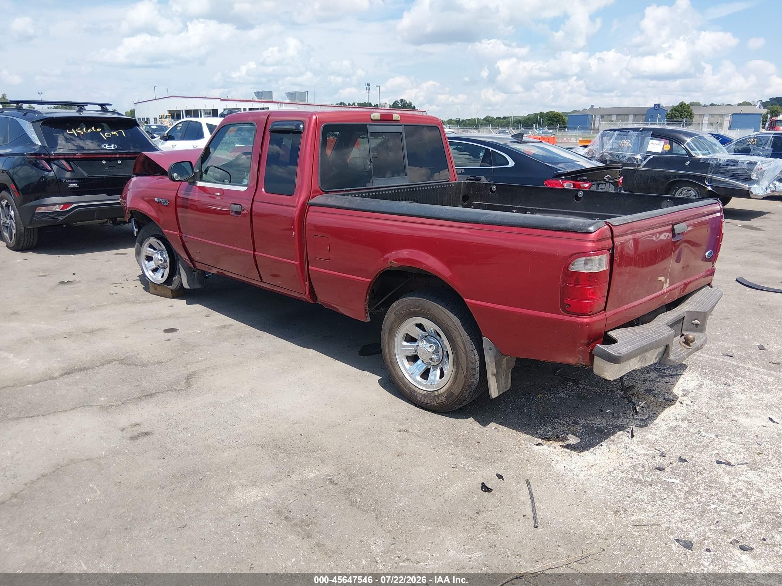 2002 Ford Ranger Edge/tremor/xlt Red vin: 1FTYR44V52PB41601