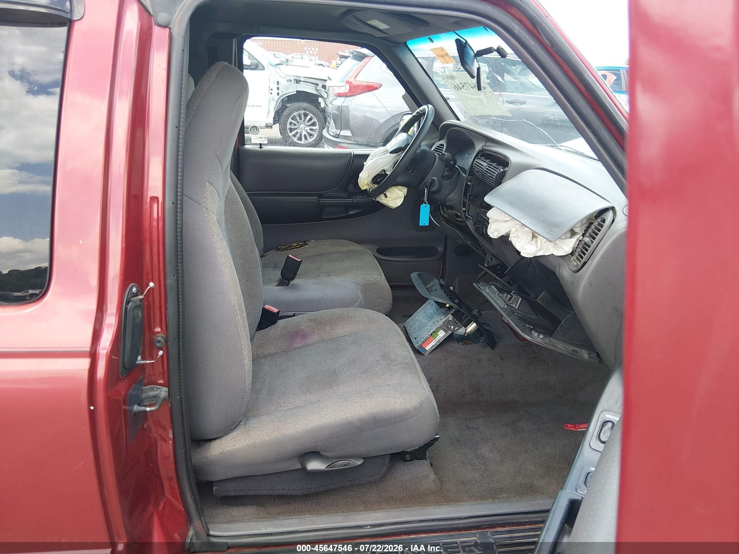 2002 Ford Ranger Edge/tremor/xlt Red vin: 1FTYR44V52PB41601