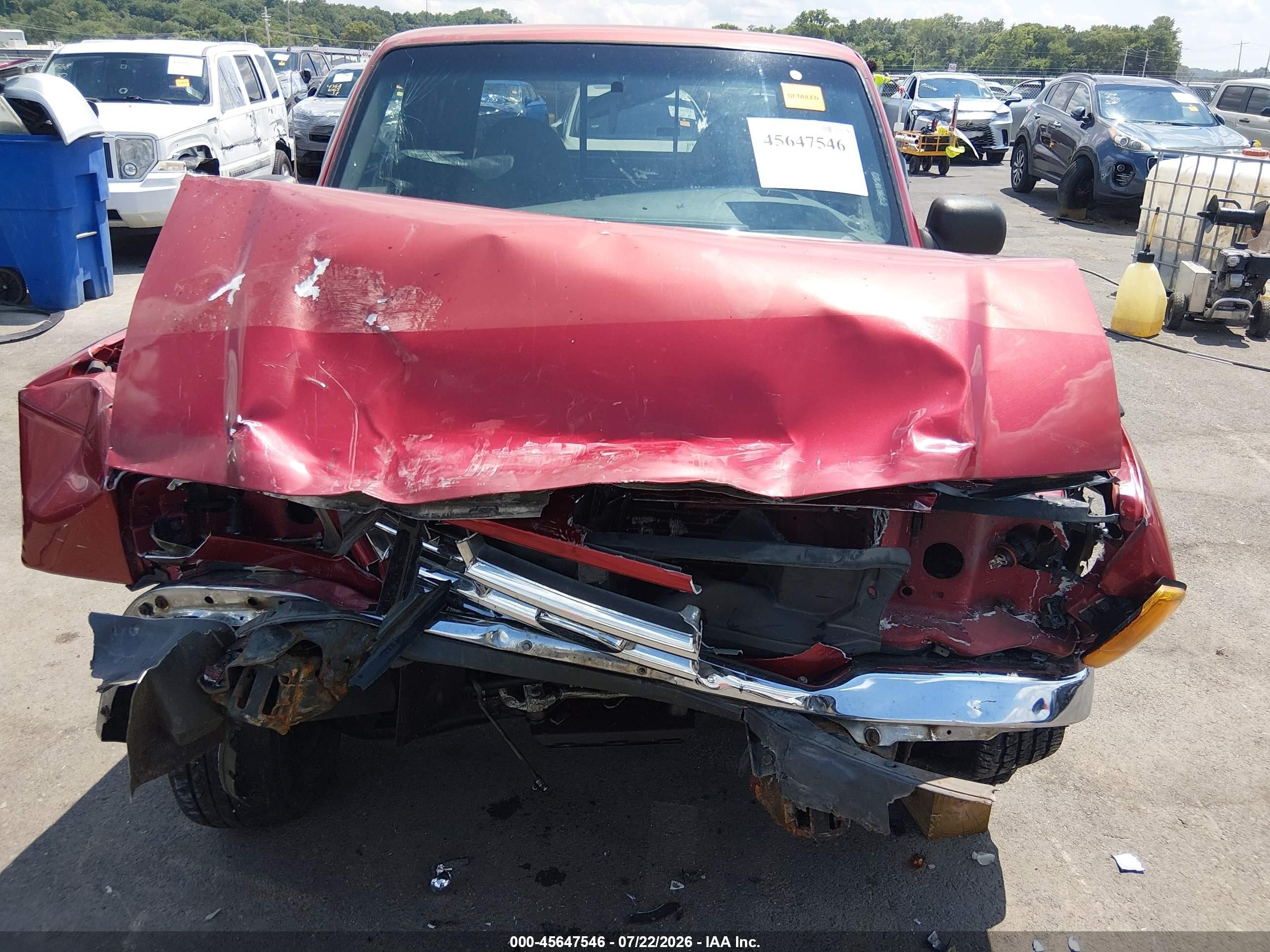 2002 Ford Ranger Edge/tremor/xlt Red vin: 1FTYR44V52PB41601