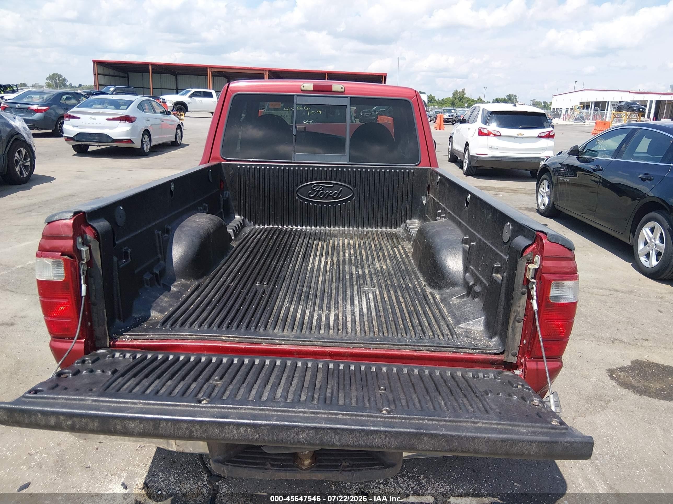 2002 Ford Ranger Edge/tremor/xlt Red vin: 1FTYR44V52PB41601