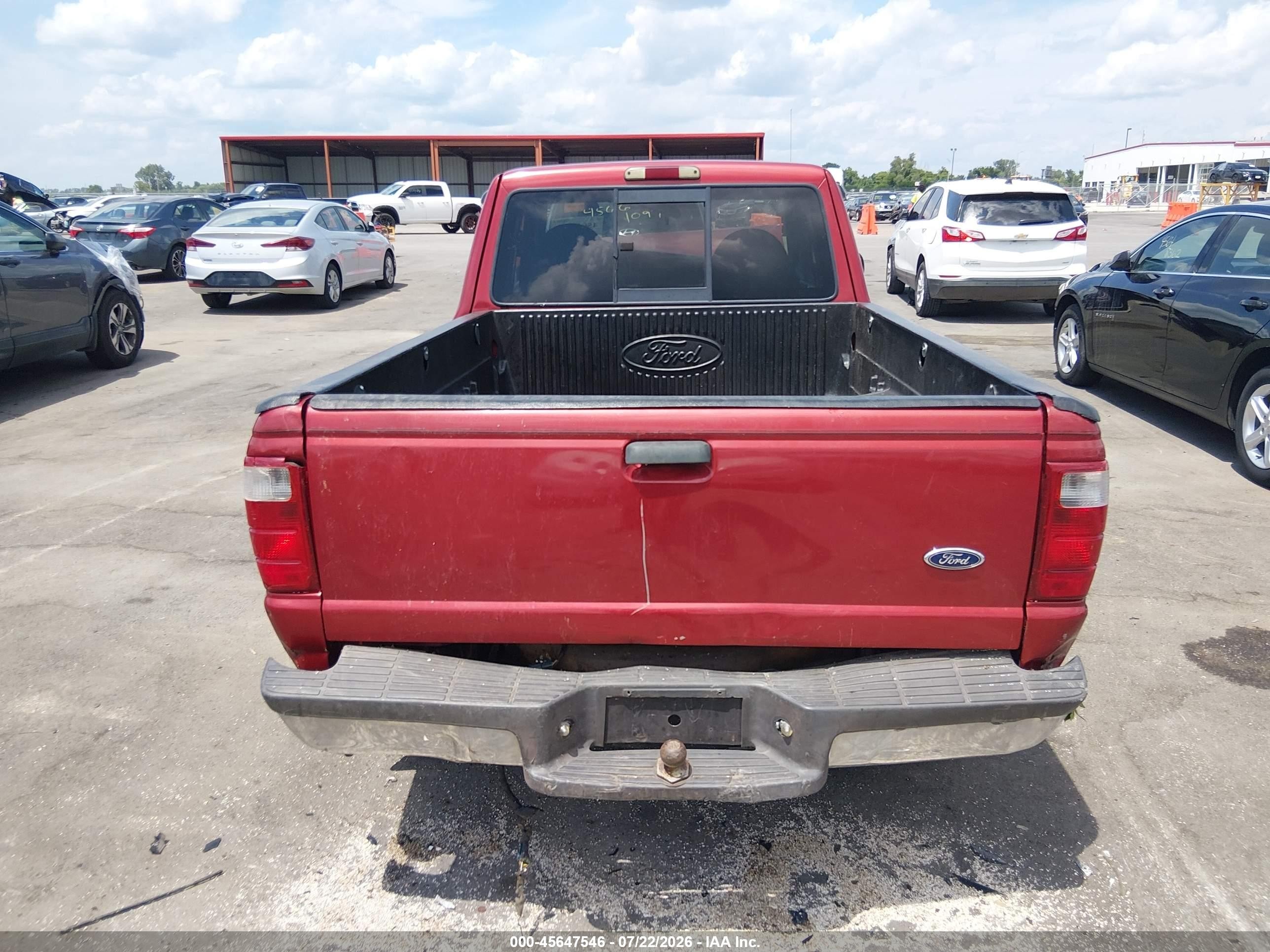2002 Ford Ranger Edge/tremor/xlt Red vin: 1FTYR44V52PB41601