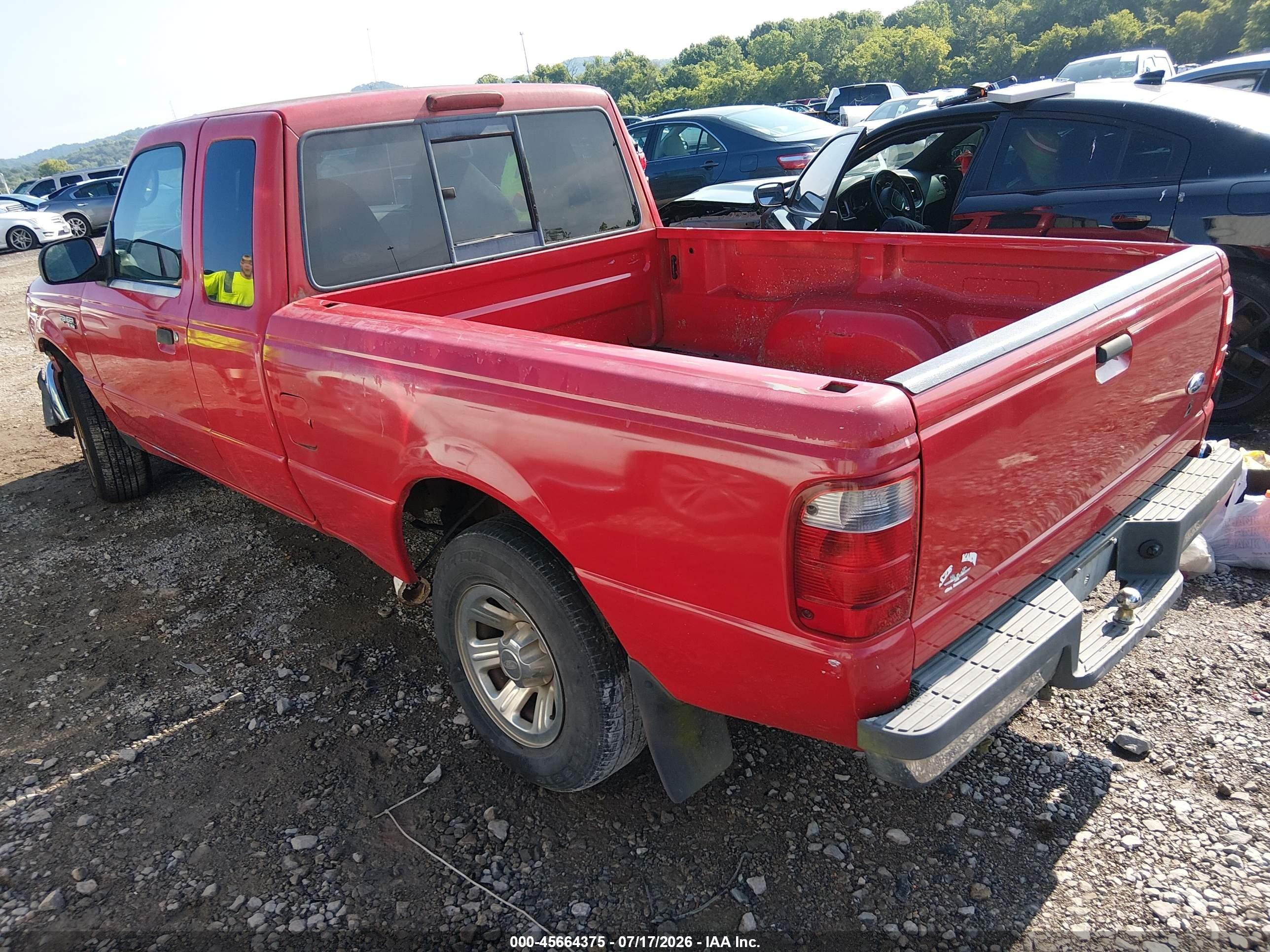 2003 Ford Ranger Red vin: 1FTYR44V53PA84589