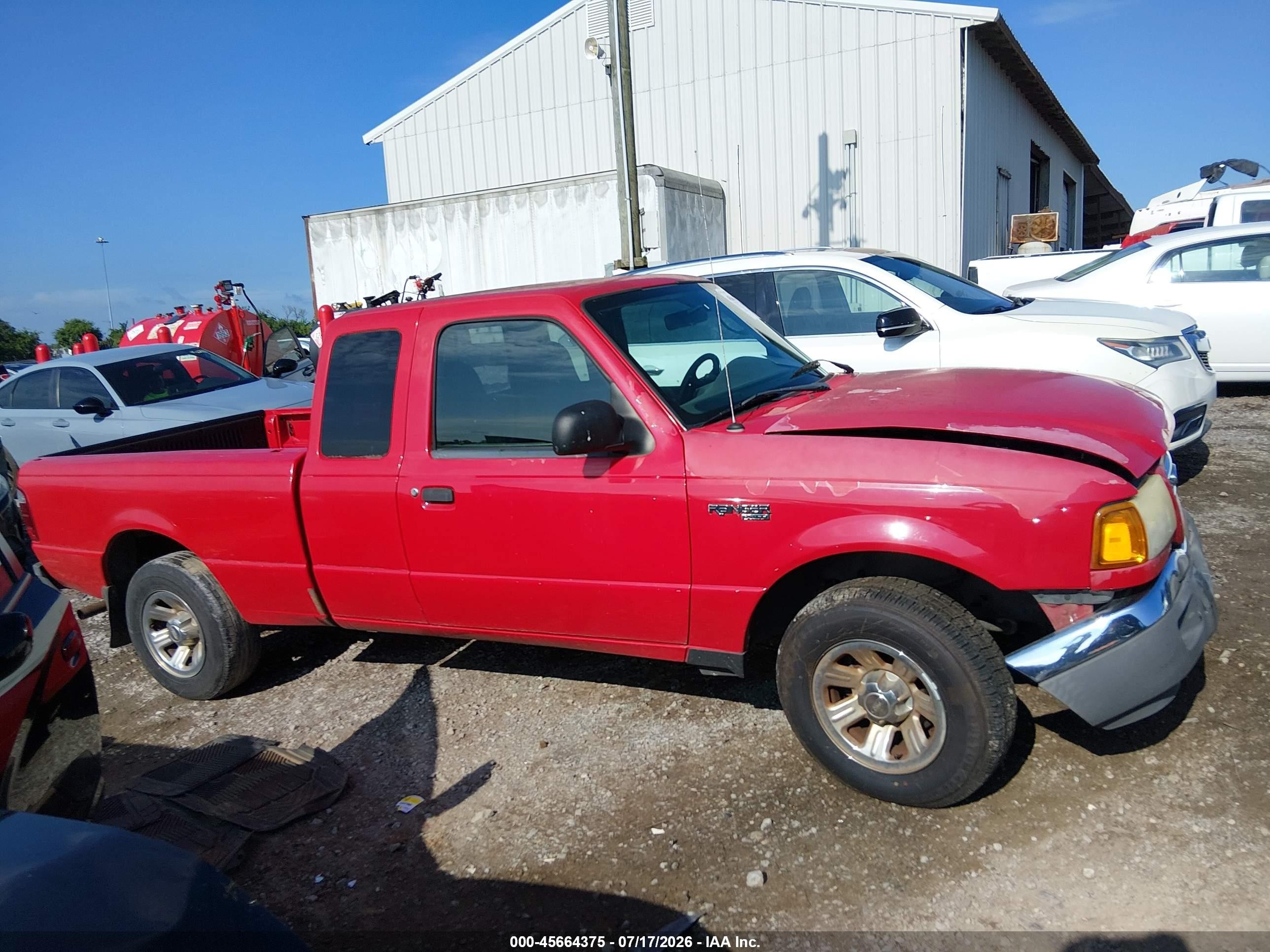 2003 Ford Ranger Red vin: 1FTYR44V53PA84589