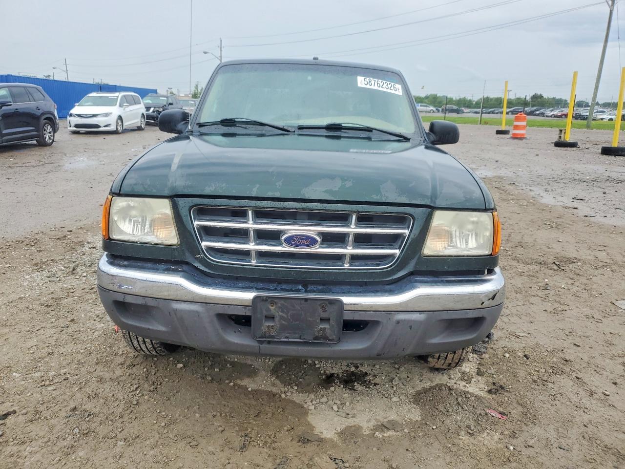 2003 Ford Ranger Super Cab Green vin: 1FTYR44V53PA98444