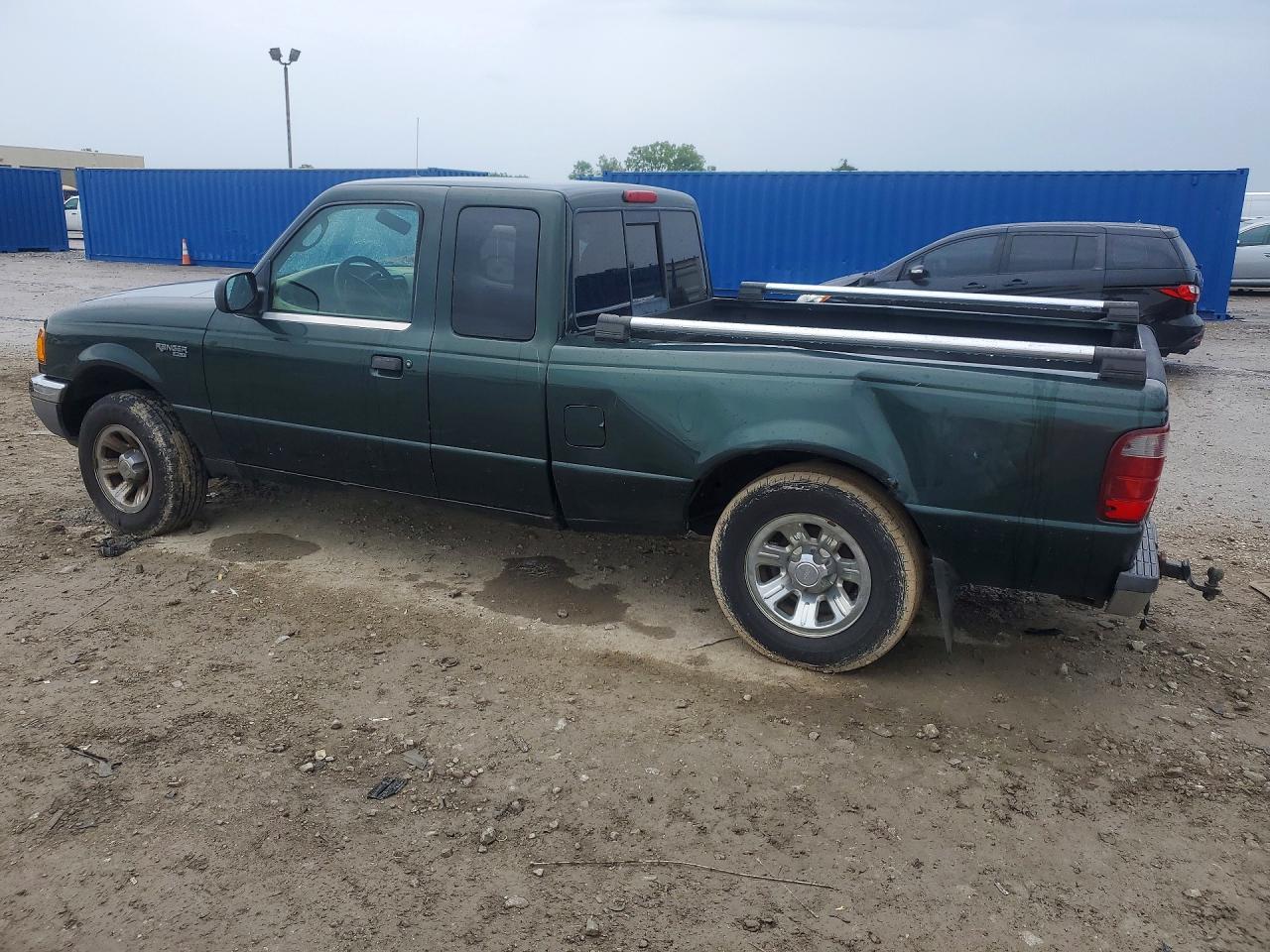2003 Ford Ranger Super Cab Green vin: 1FTYR44V53PA98444