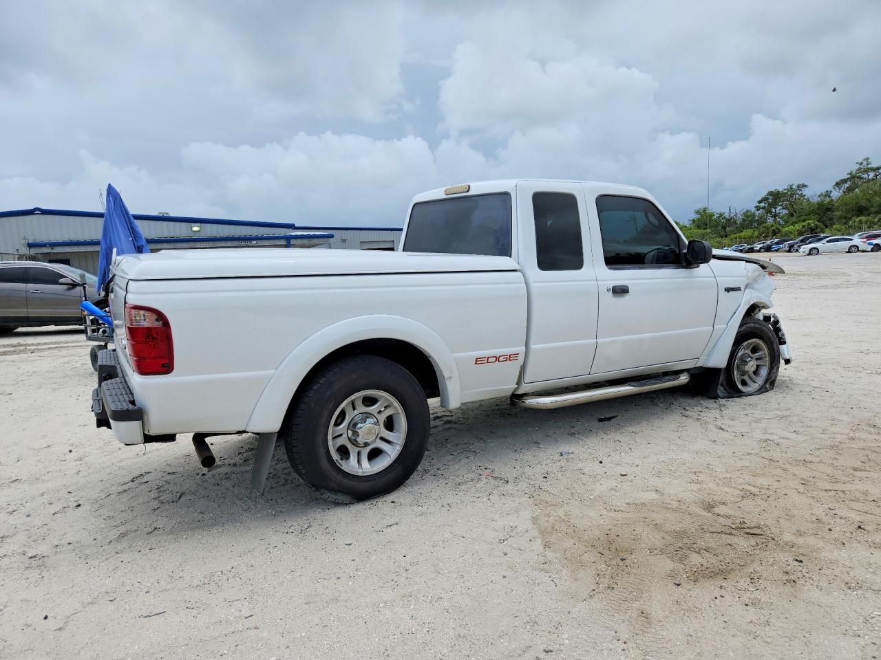 2003 Ford Ranger Super Cab White vin: 1FTYR44V53PB12214
