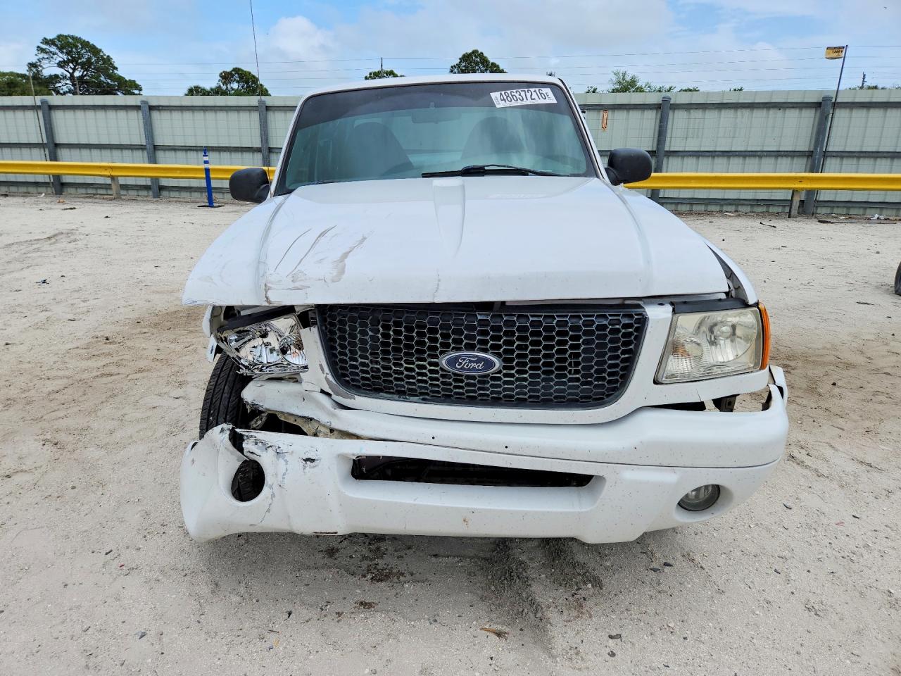 2003 Ford Ranger Super Cab White vin: 1FTYR44V53PB12214