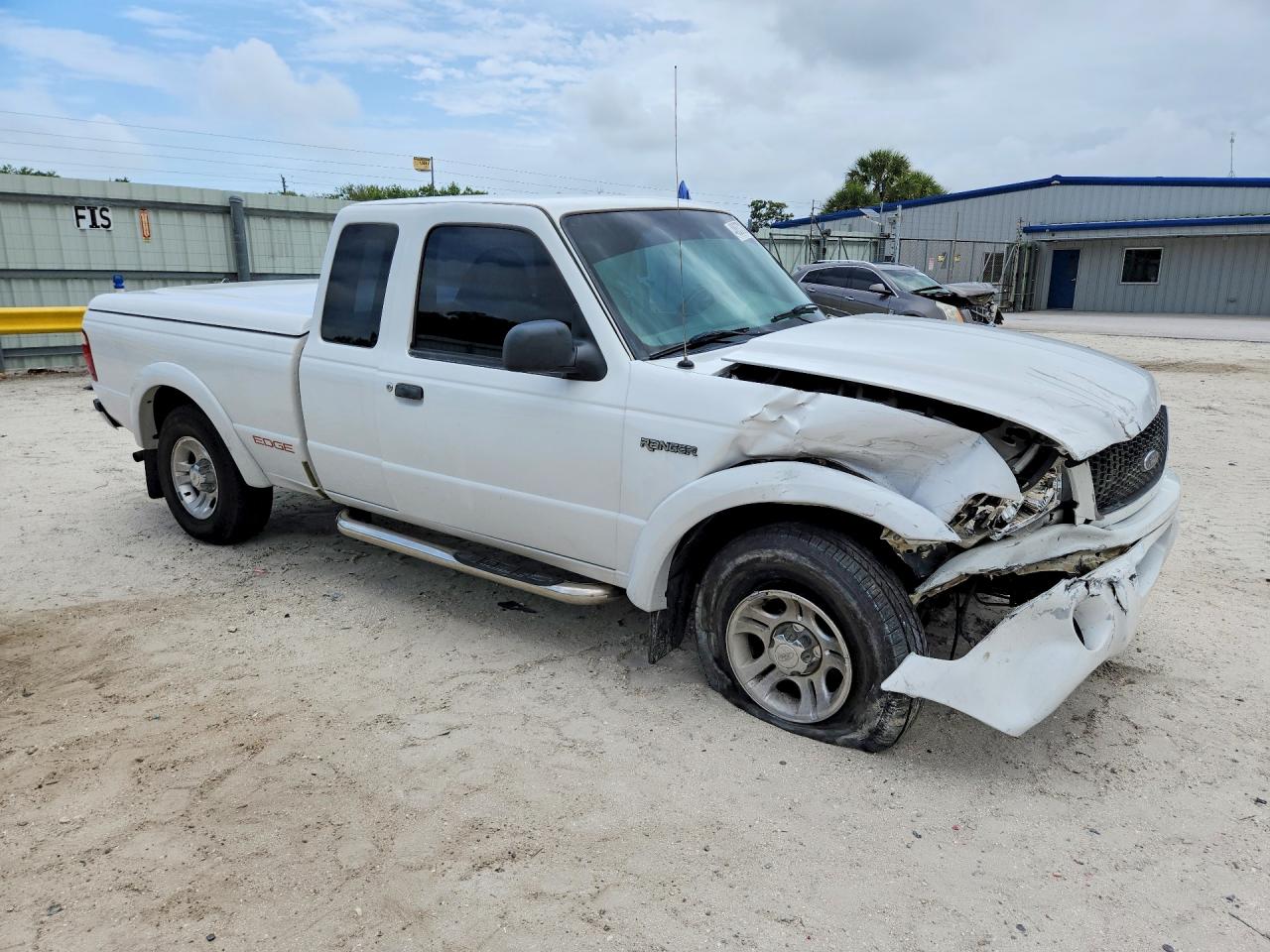 2003 Ford Ranger Super Cab White vin: 1FTYR44V53PB12214
