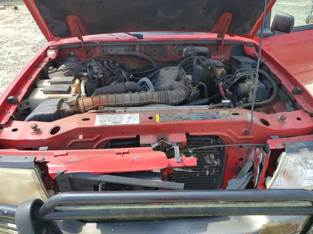 2003 Ford Ranger Super Cab Красный vin: 1FTYR44V53TA20964