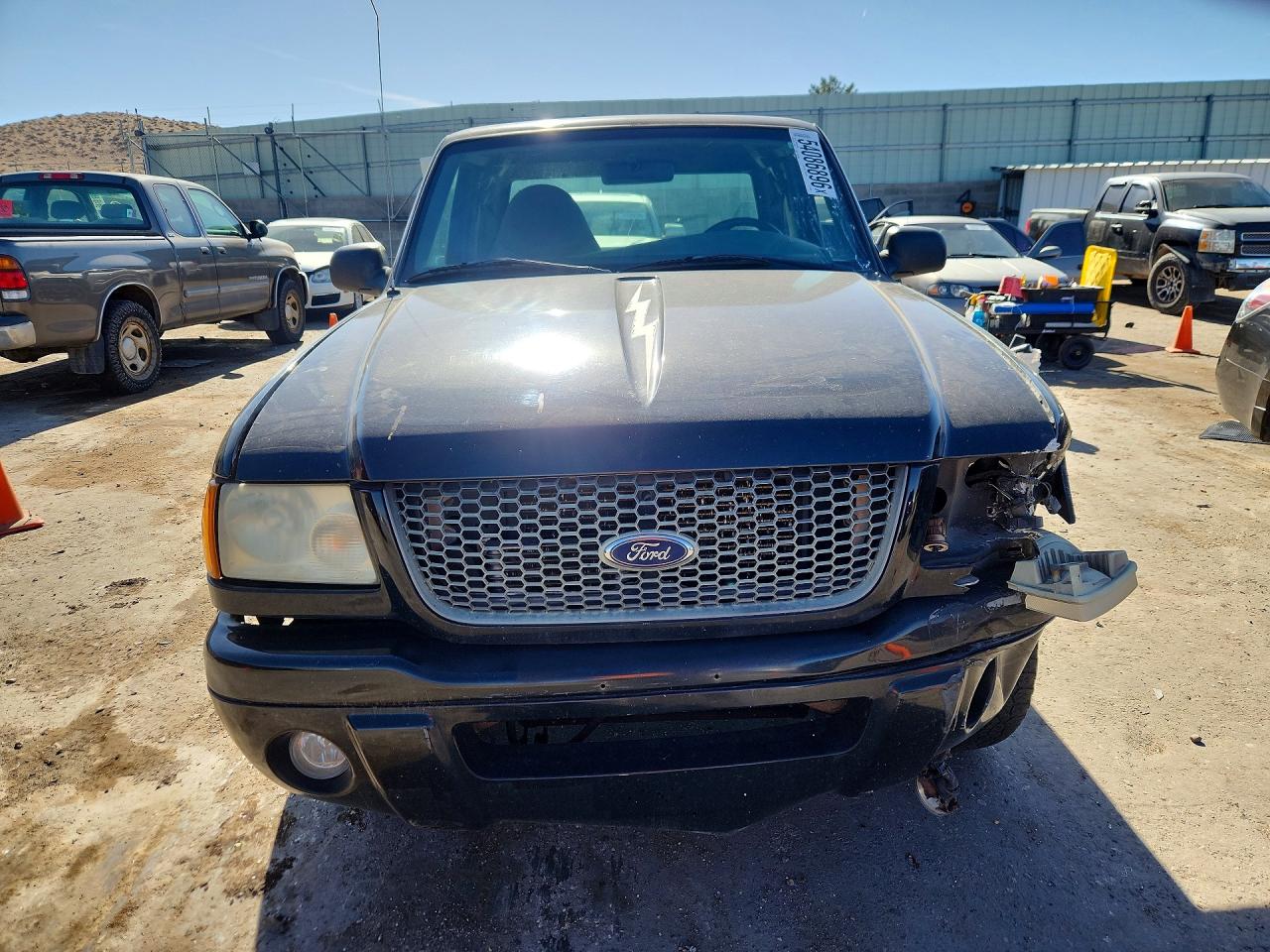 2002 Ford Ranger Super Cab Black vin: 1FTYR44V62PB43650