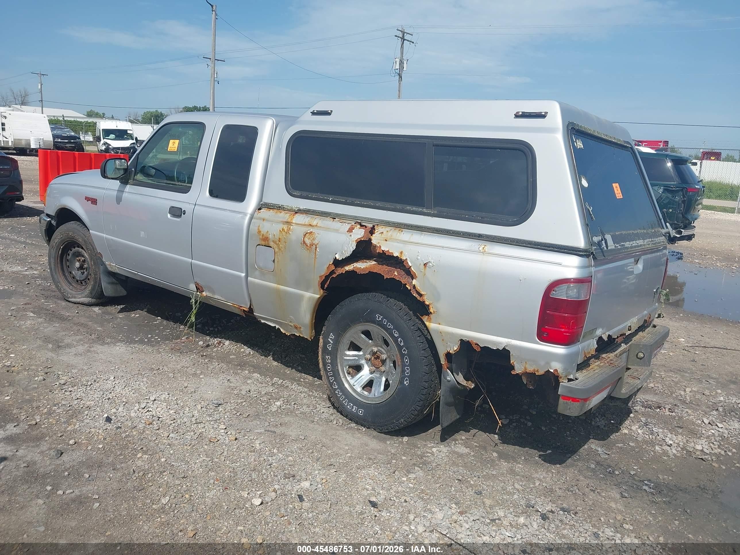 2002 Ford Ranger Edge/tremor/xlt Silver vin: 1FTYR44V62PB45530