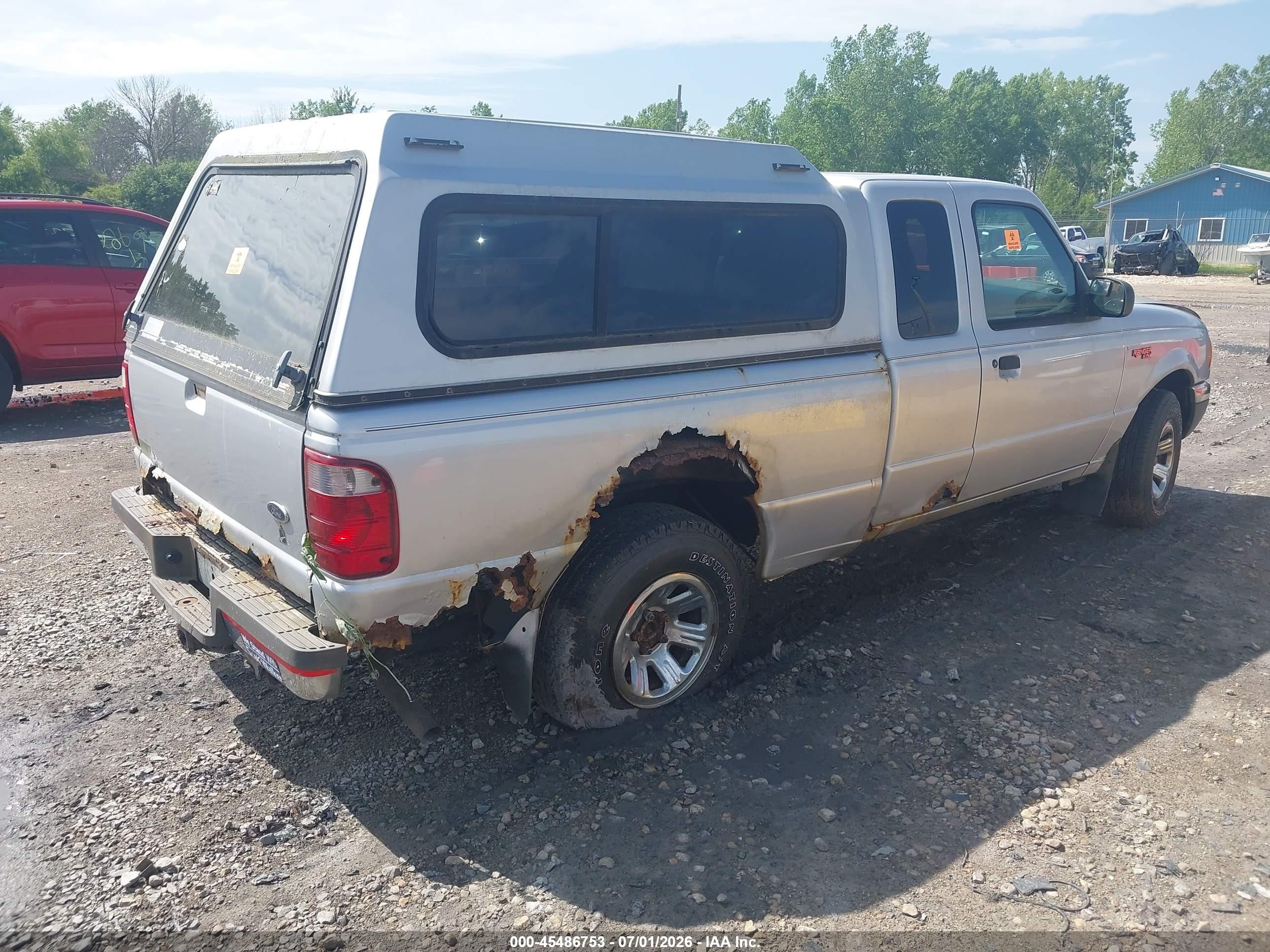 2002 Ford Ranger Edge/tremor/xlt Silver vin: 1FTYR44V62PB45530
