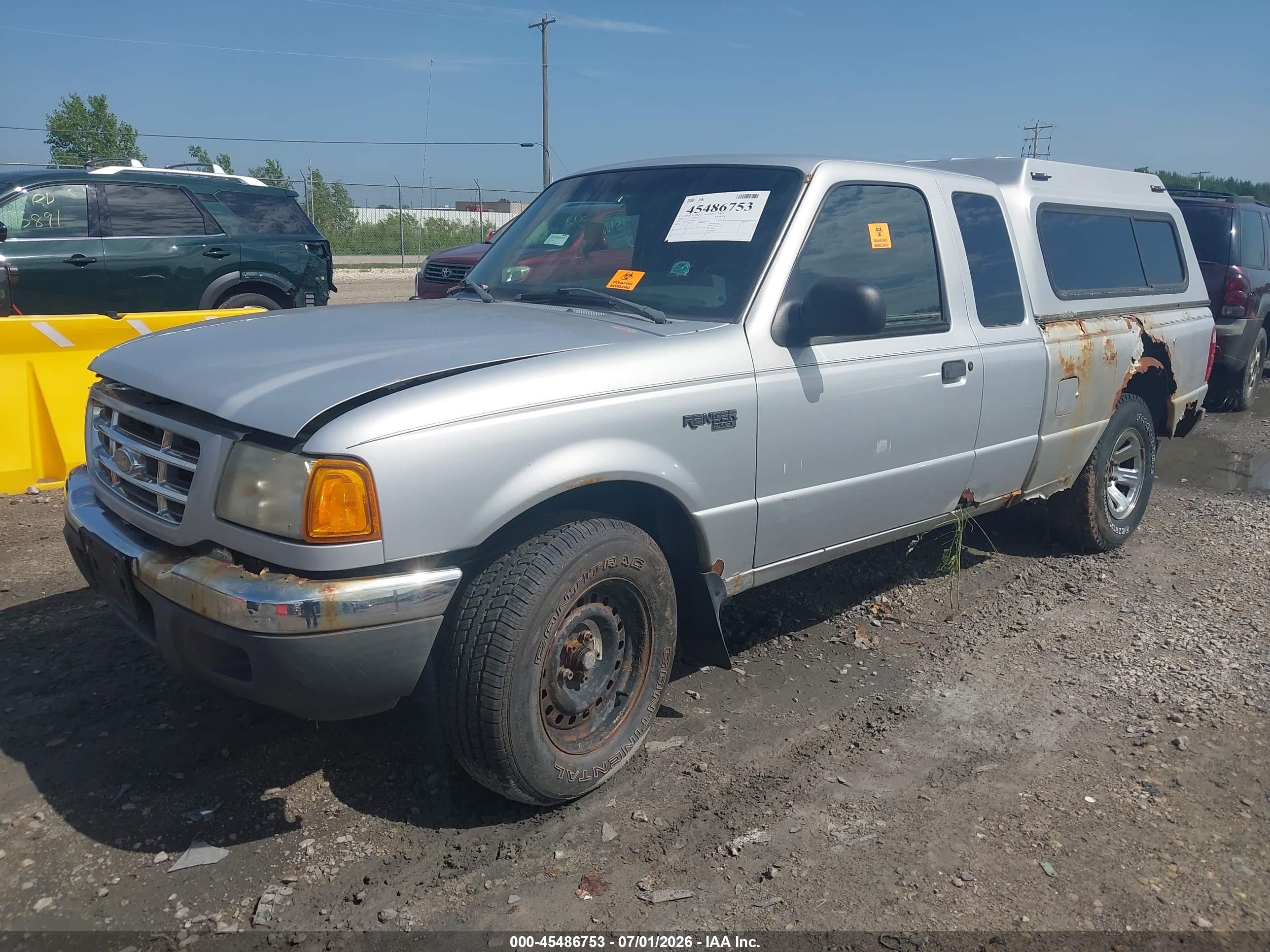 2002 Ford Ranger Edge/tremor/xlt Silver vin: 1FTYR44V62PB45530