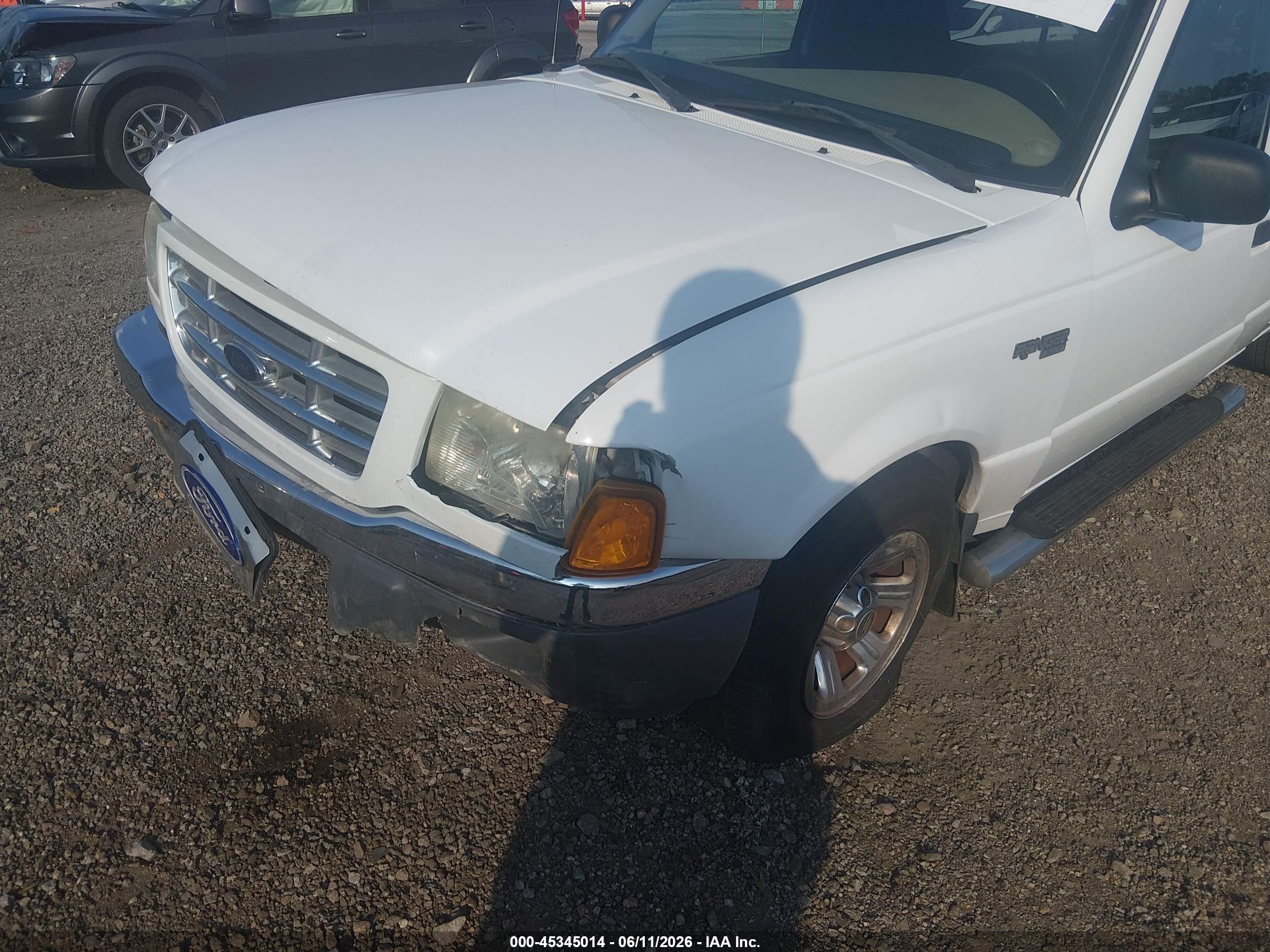 2003 Ford Ranger Edge/tremor/xlt White vin: 1FTYR44V63PA05544