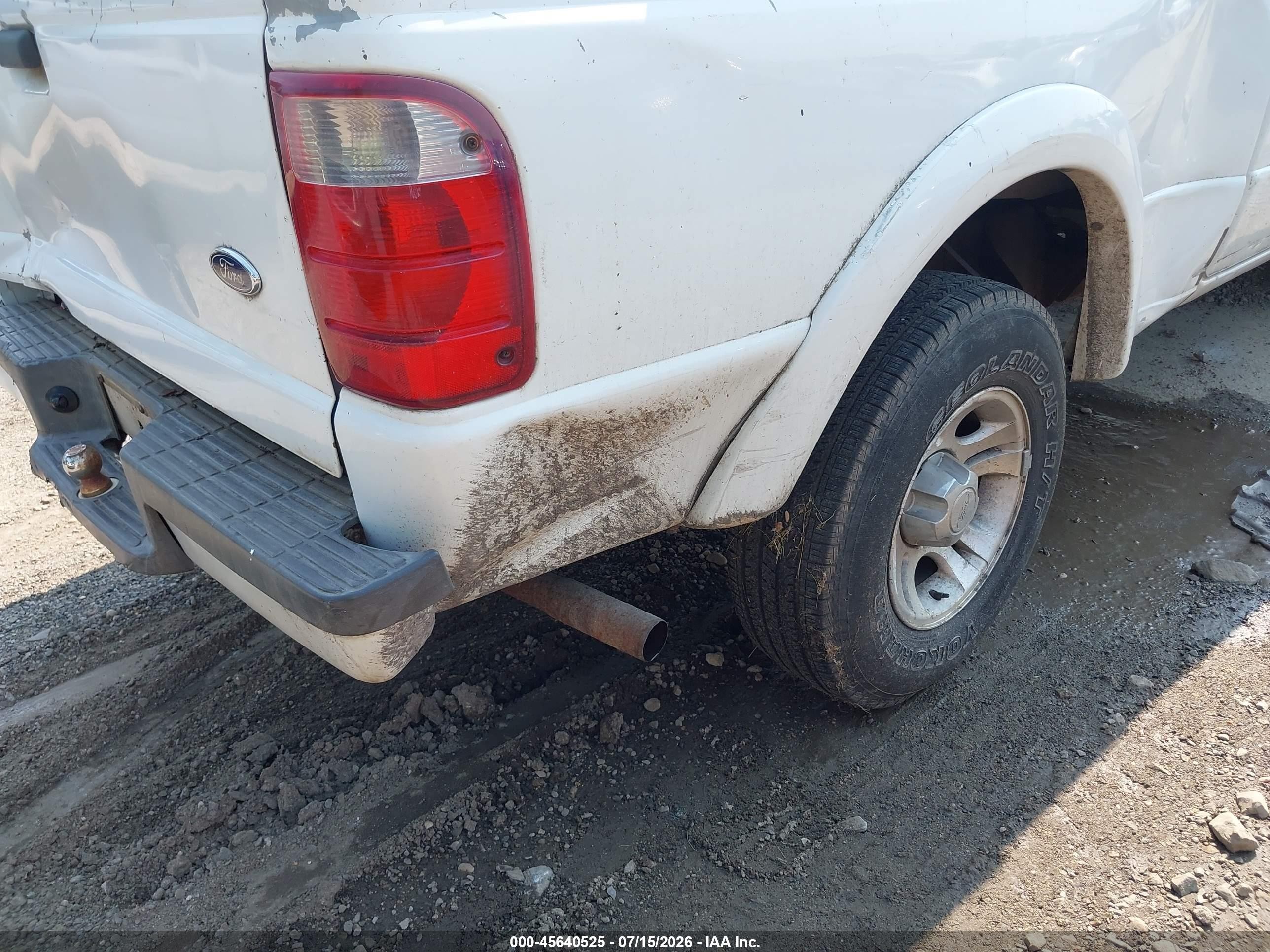 2003 Ford Ranger Edge/tremor/xlt White vin: 1FTYR44V63TA38213