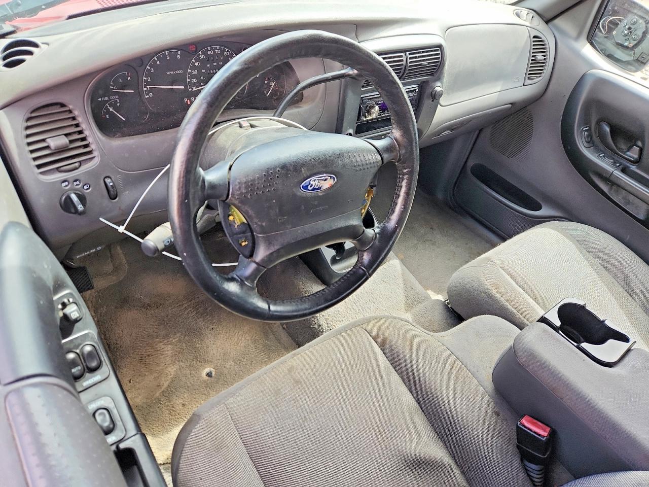 2002 Ford Ranger Super Cab Burgundy vin: 1FTYR44V72PB42555