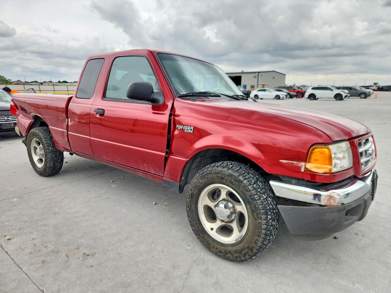 2003 Ford Ranger Super Cab Red vin: 1FTYR44V73PB03577