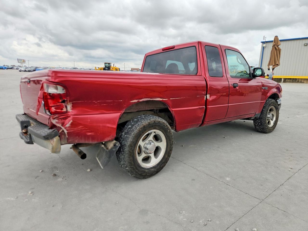 2003 Ford Ranger Super Cab Red vin: 1FTYR44V73PB03577