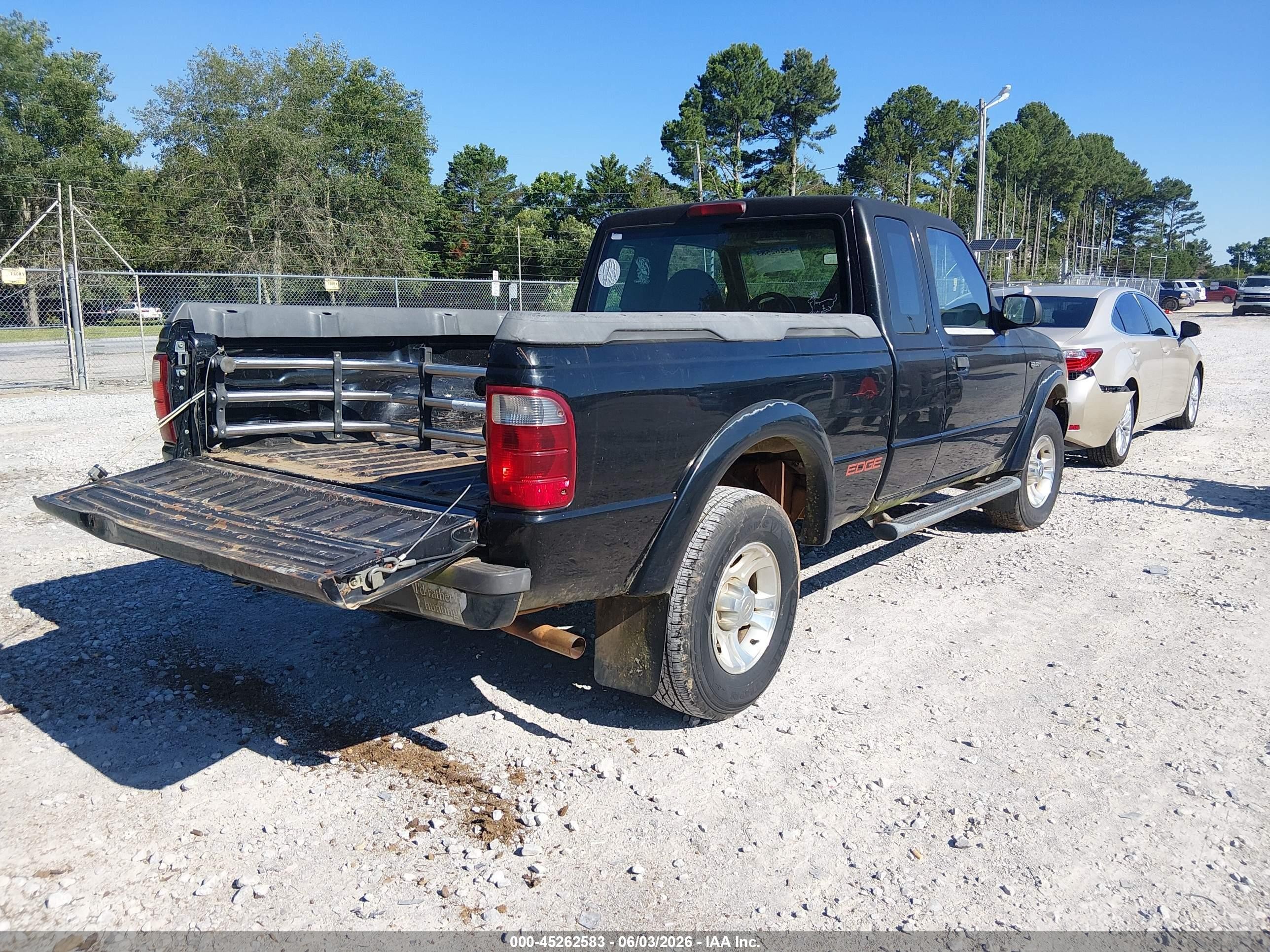 2002 Ford Ranger Edge/tremor/xlt Black vin: 1FTYR44V82PB30933