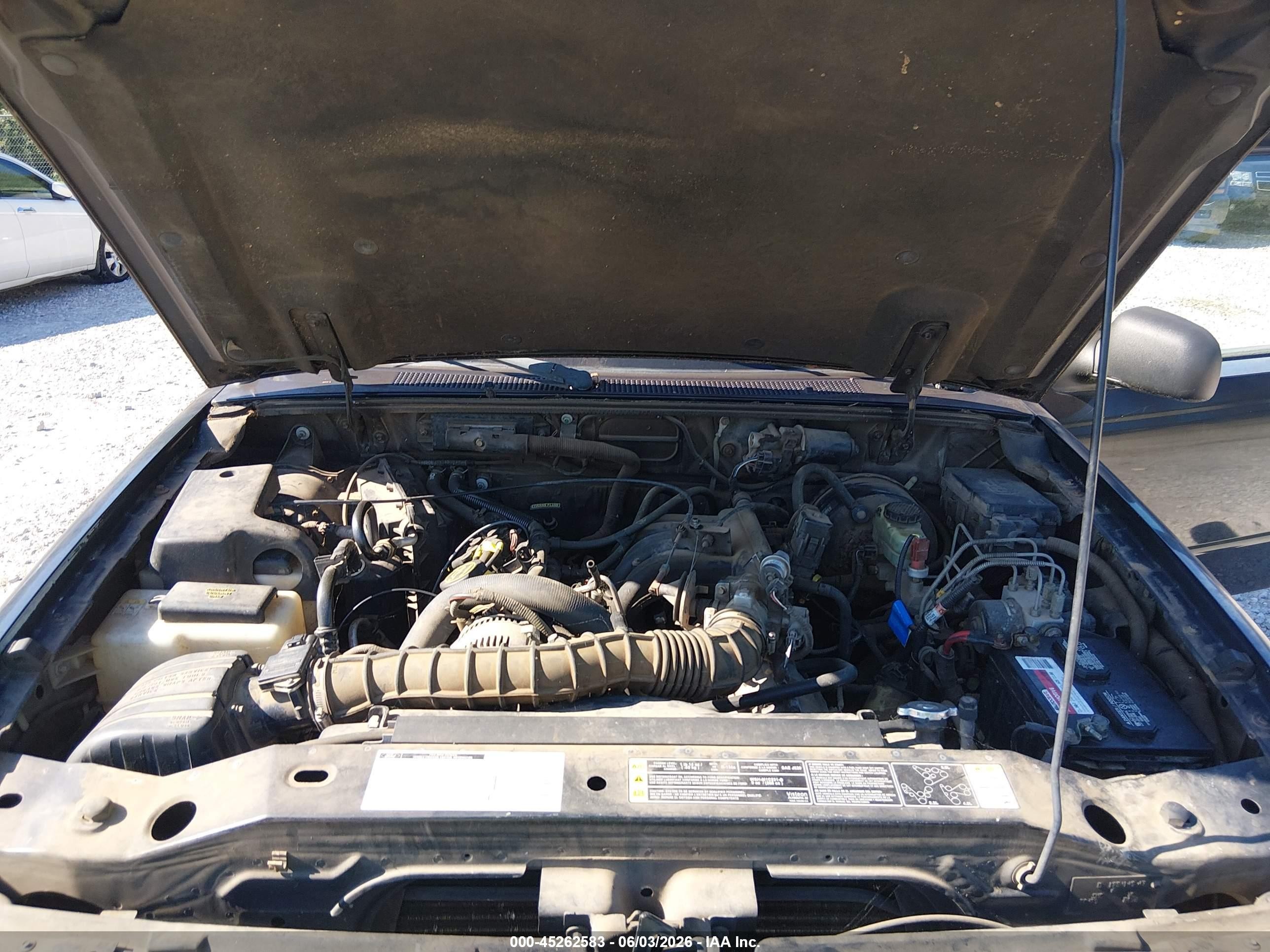 2002 Ford Ranger Edge/tremor/xlt Black vin: 1FTYR44V82PB30933
