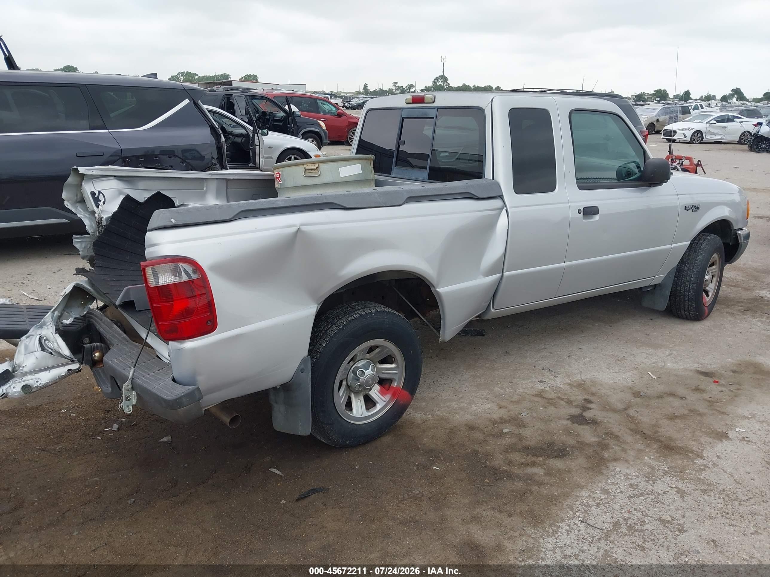 2002 Ford Ranger Edge/tremor/xlt Серебряный vin: 1FTYR44V82PB55539