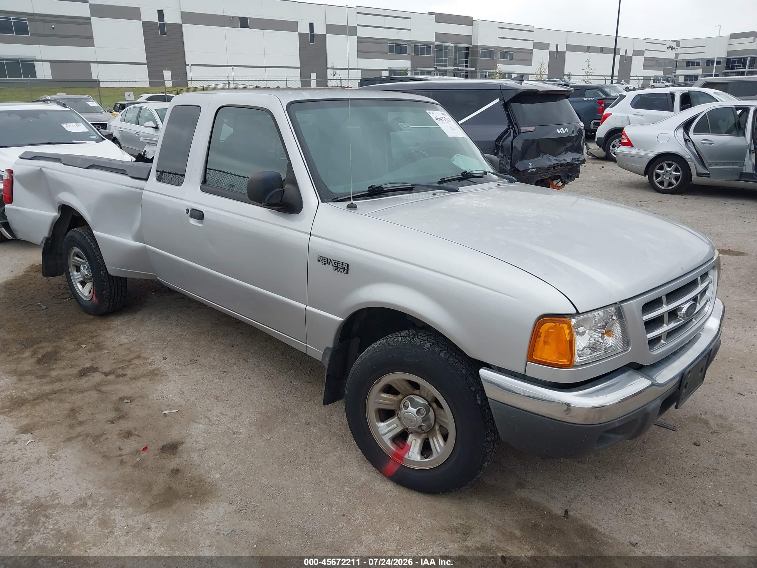 2002 Ford Ranger Edge/tremor/xlt Серебряный vin: 1FTYR44V82PB55539