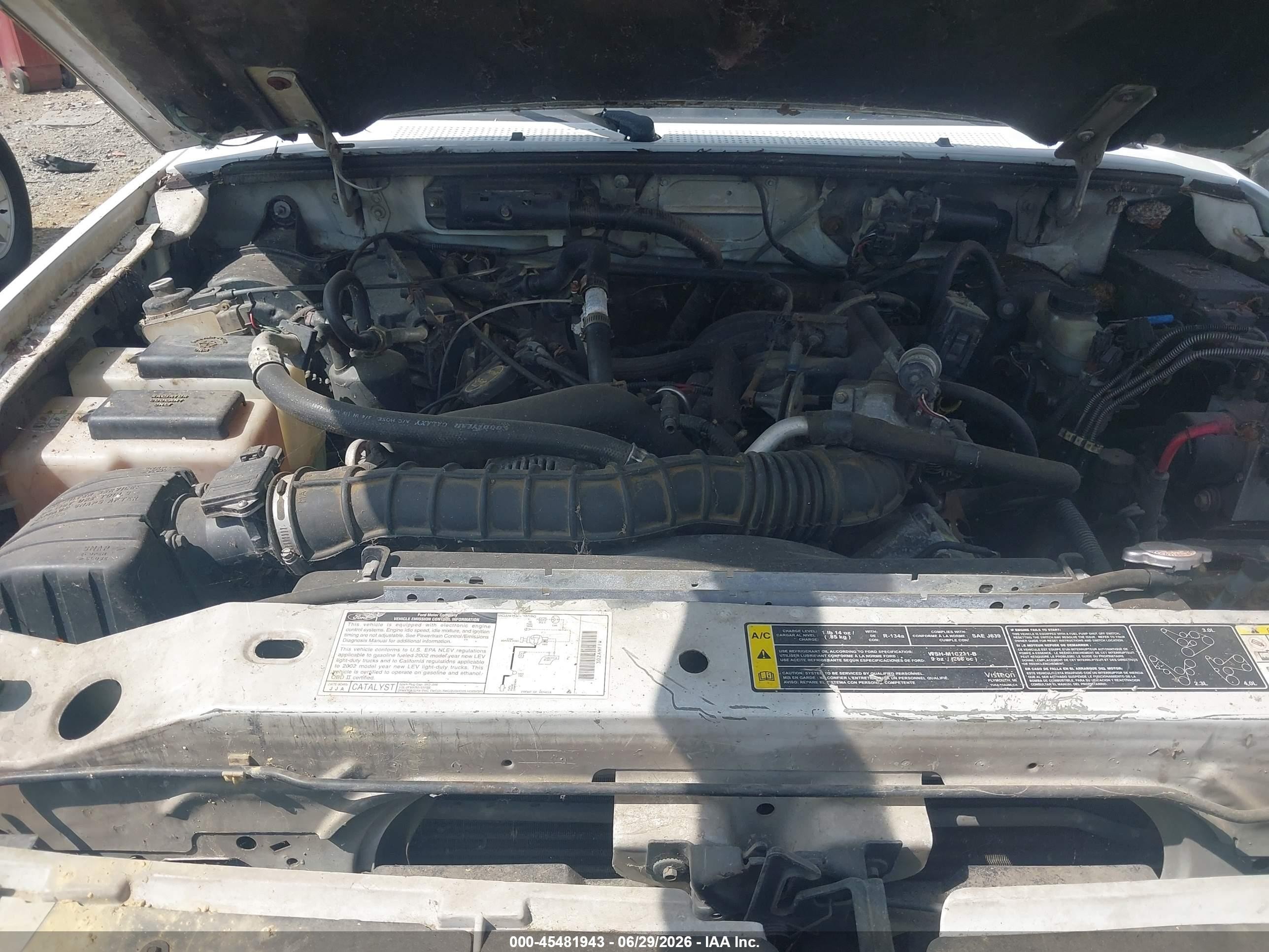 2002 Ford Ranger Edge/tremor/xlt Белый vin: 1FTYR44V82PB57808