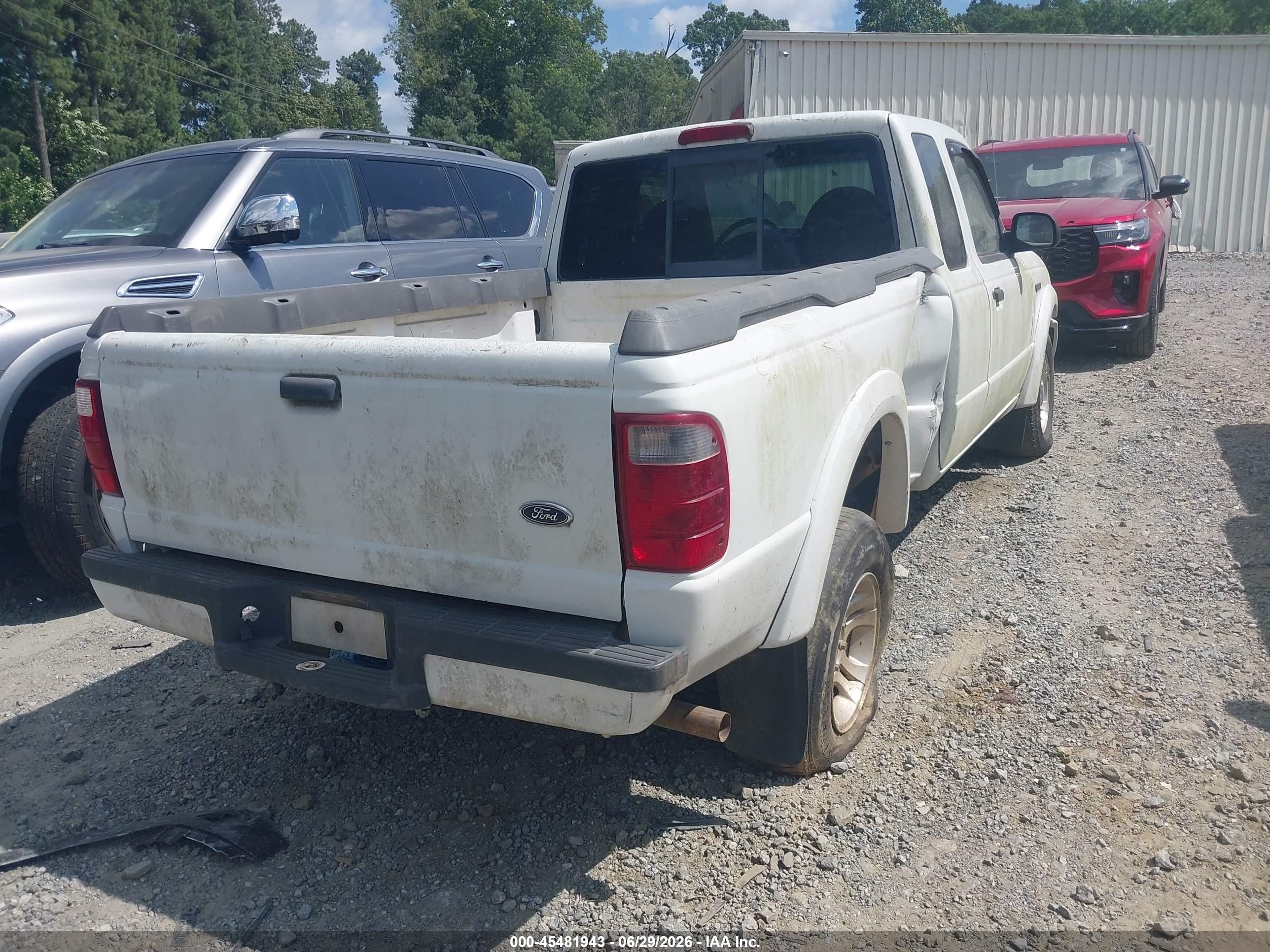 2002 Ford Ranger Edge/tremor/xlt Белый vin: 1FTYR44V82PB57808