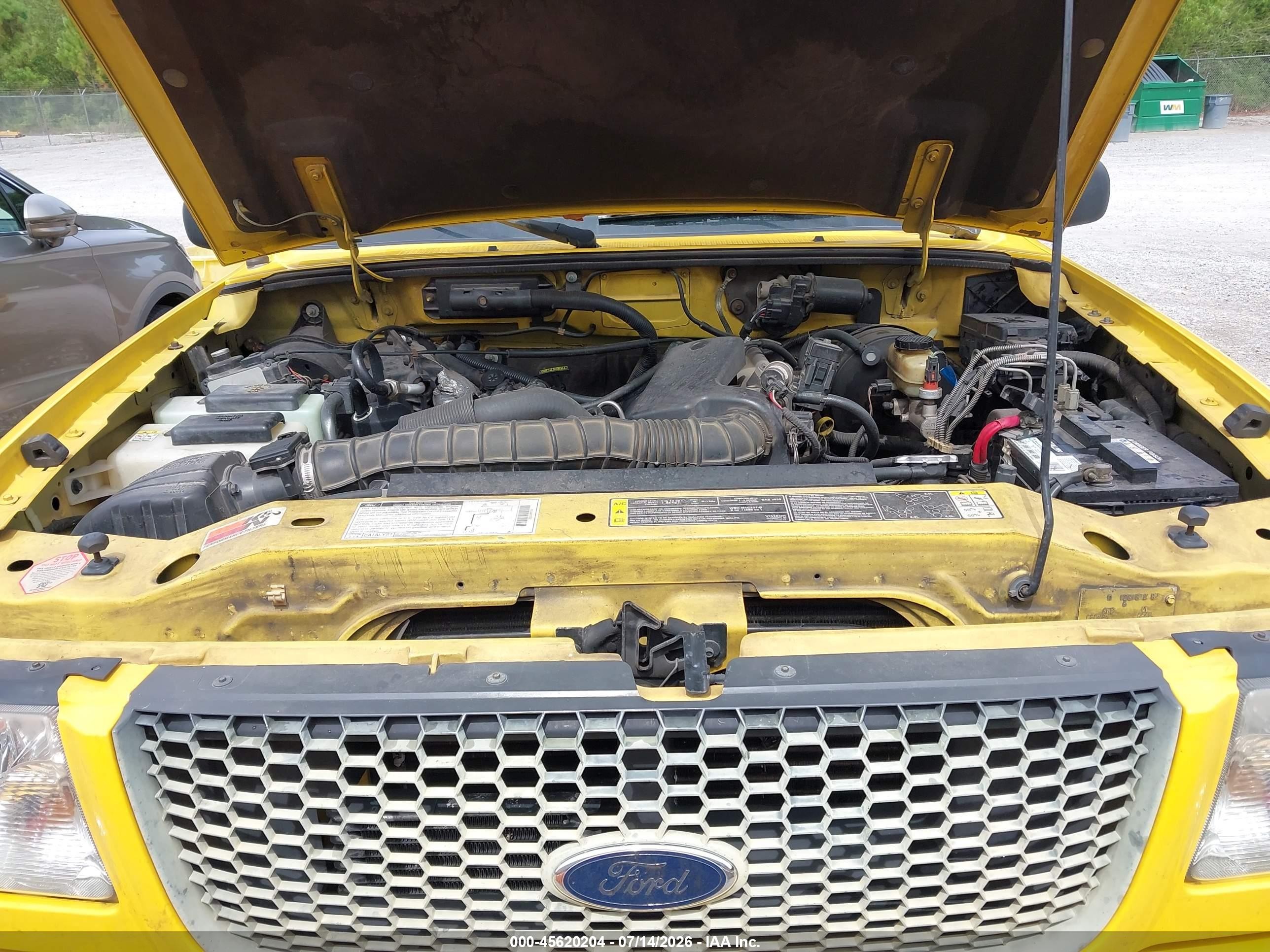 2002 Ford Ranger Edge/tremor/xlt Yellow vin: 1FTYR44V92PB26292