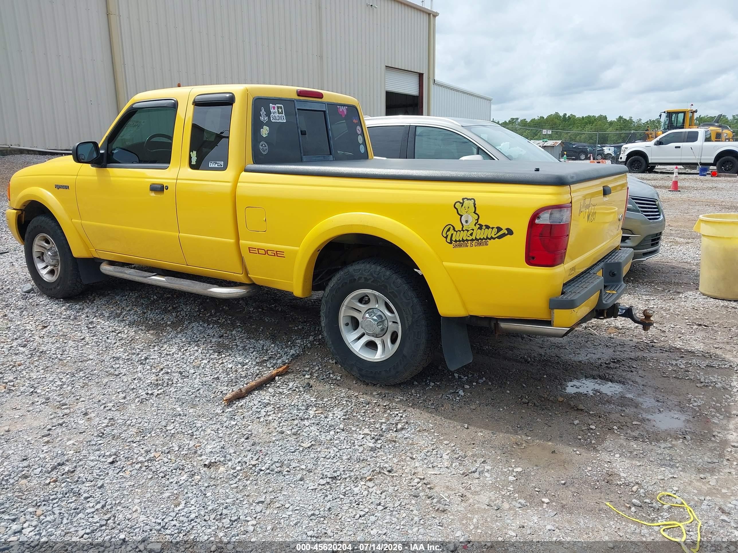 2002 Ford Ranger Edge/tremor/xlt Yellow vin: 1FTYR44V92PB26292