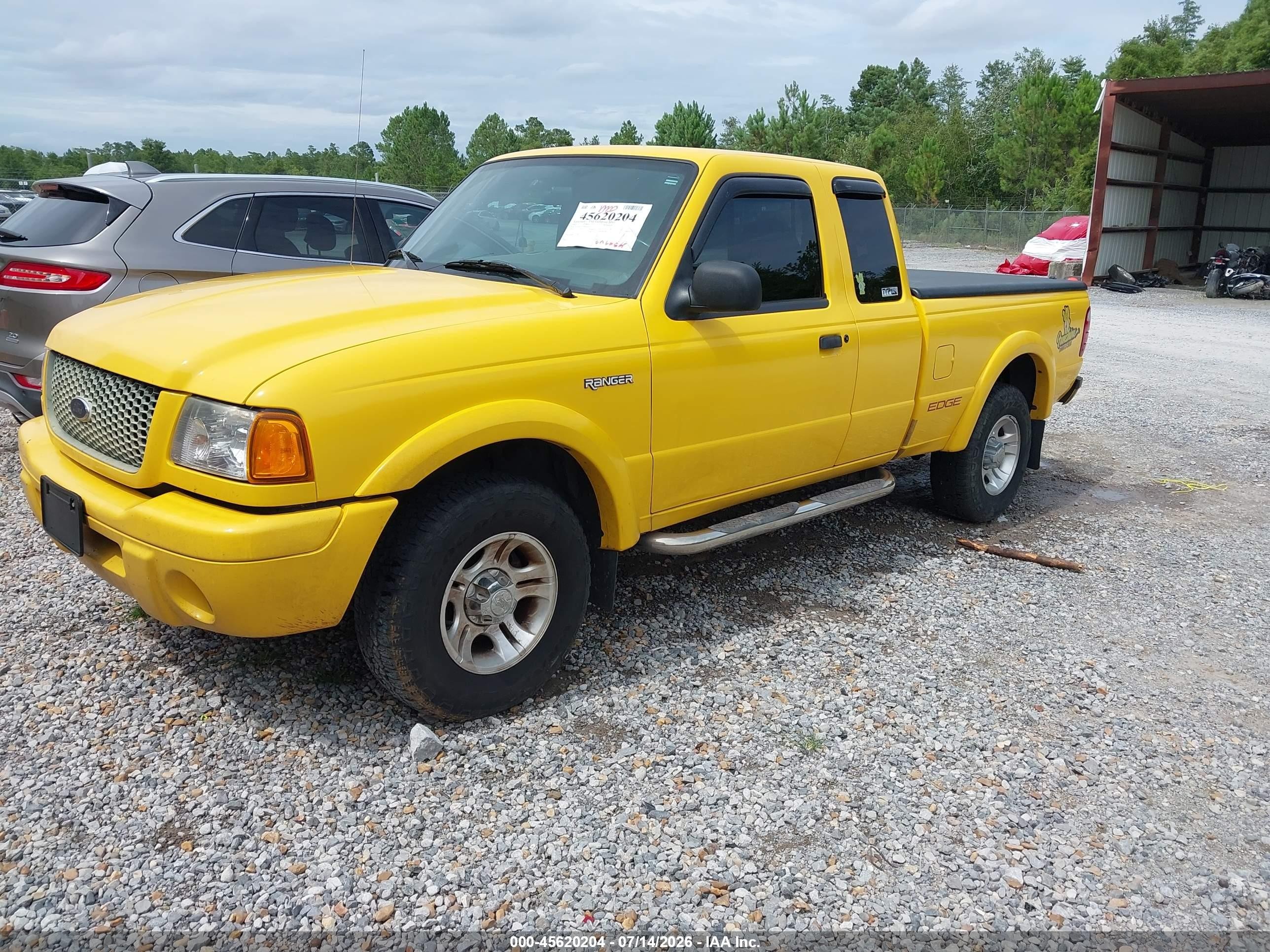 2002 Ford Ranger Edge/tremor/xlt Yellow vin: 1FTYR44V92PB26292
