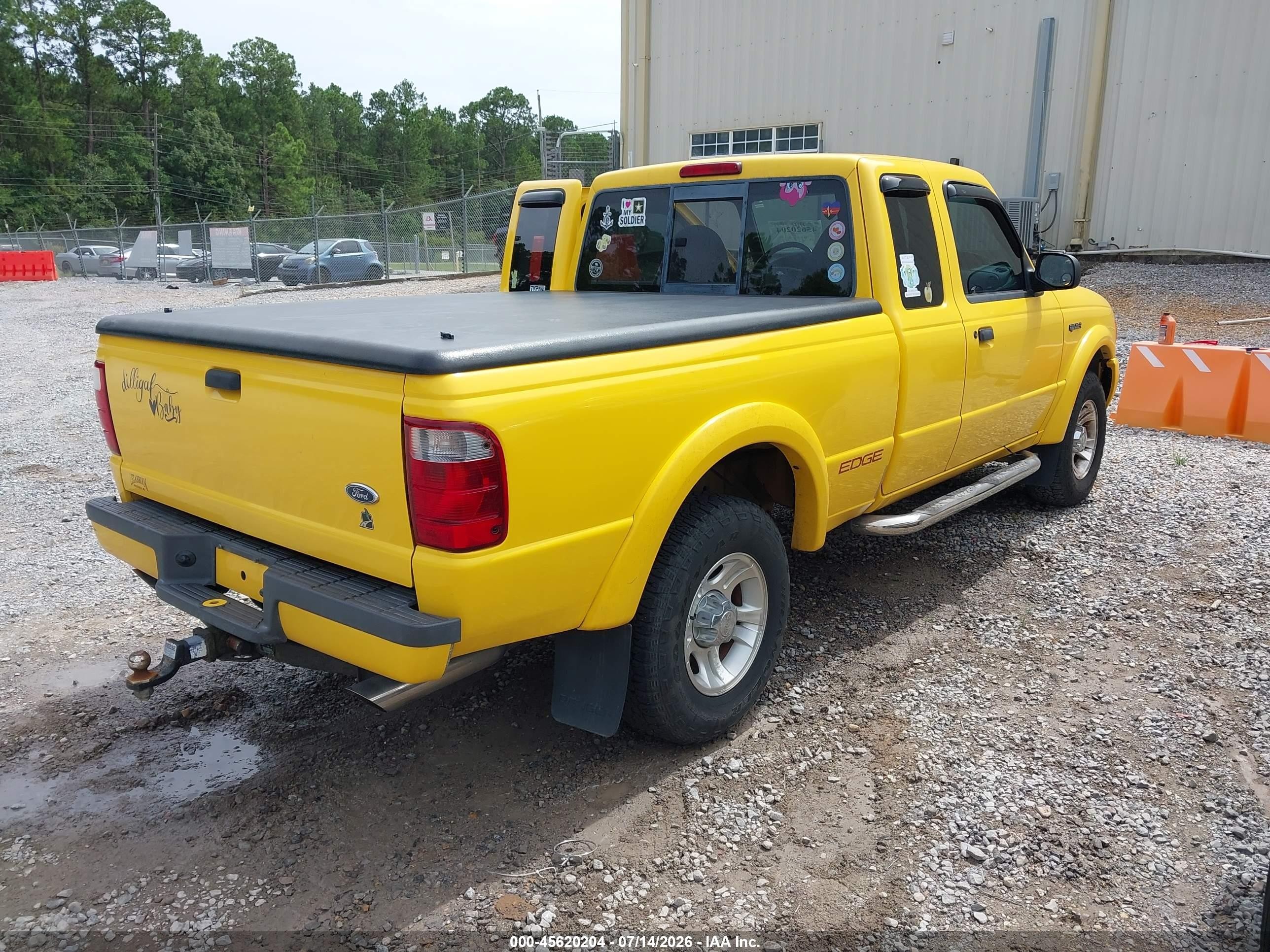 2002 Ford Ranger Edge/tremor/xlt Yellow vin: 1FTYR44V92PB26292