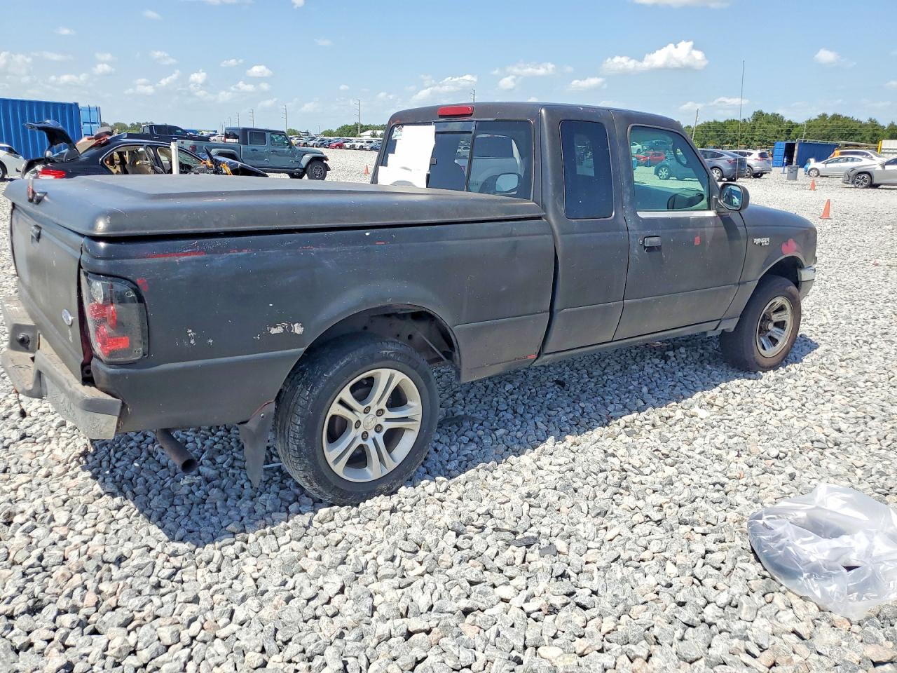 2003 Ford Ranger Super Cab Black vin: 1FTYR44V93TA25911