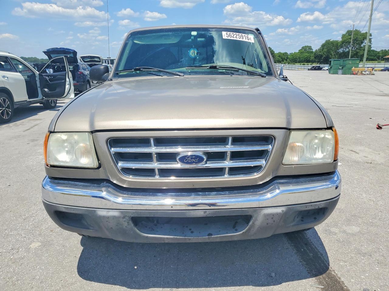 2003 Ford Ranger Super Cab Beige vin: 1FTYR44VX3PA85172