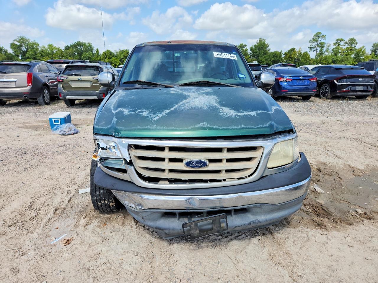 2000 Ford F150 Green vin: 1FTZF0727YKA27726