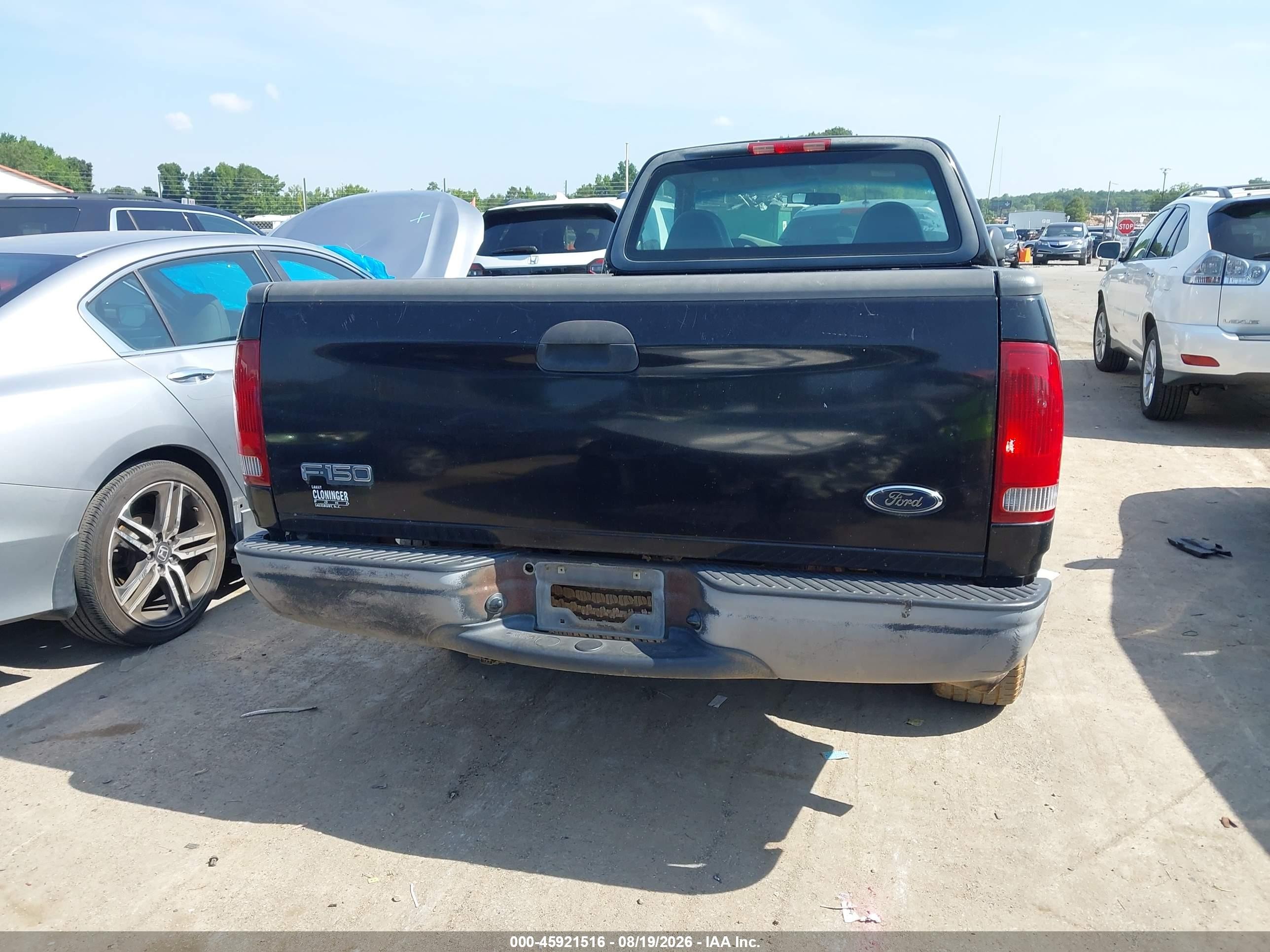2001 Ford F-150 Xl/xlt Black vin: 1FTZF17201NB96769