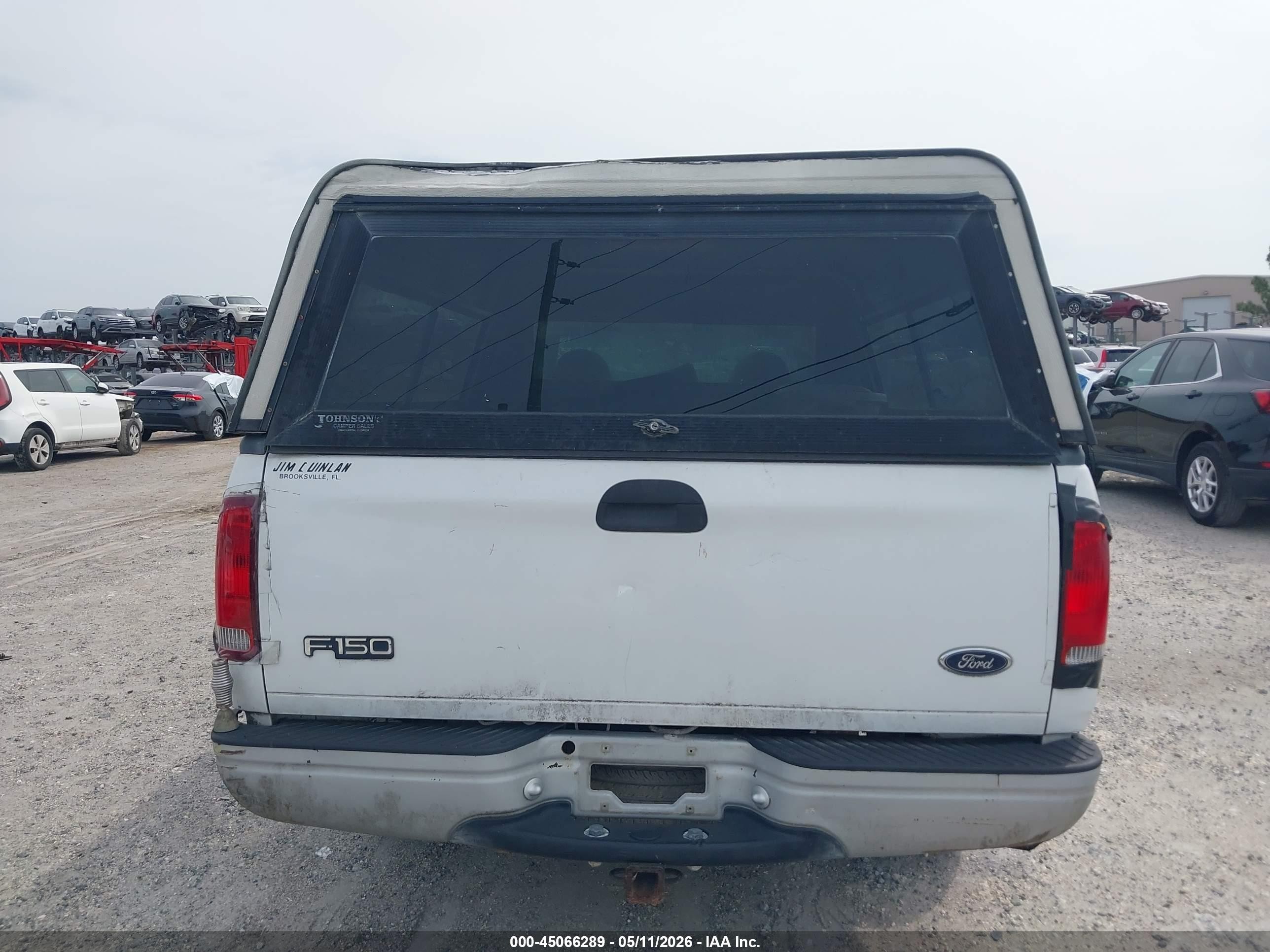 1999 Ford F-150 Work Series/xl/xlt White vin: 1FTZF1722XNB44102