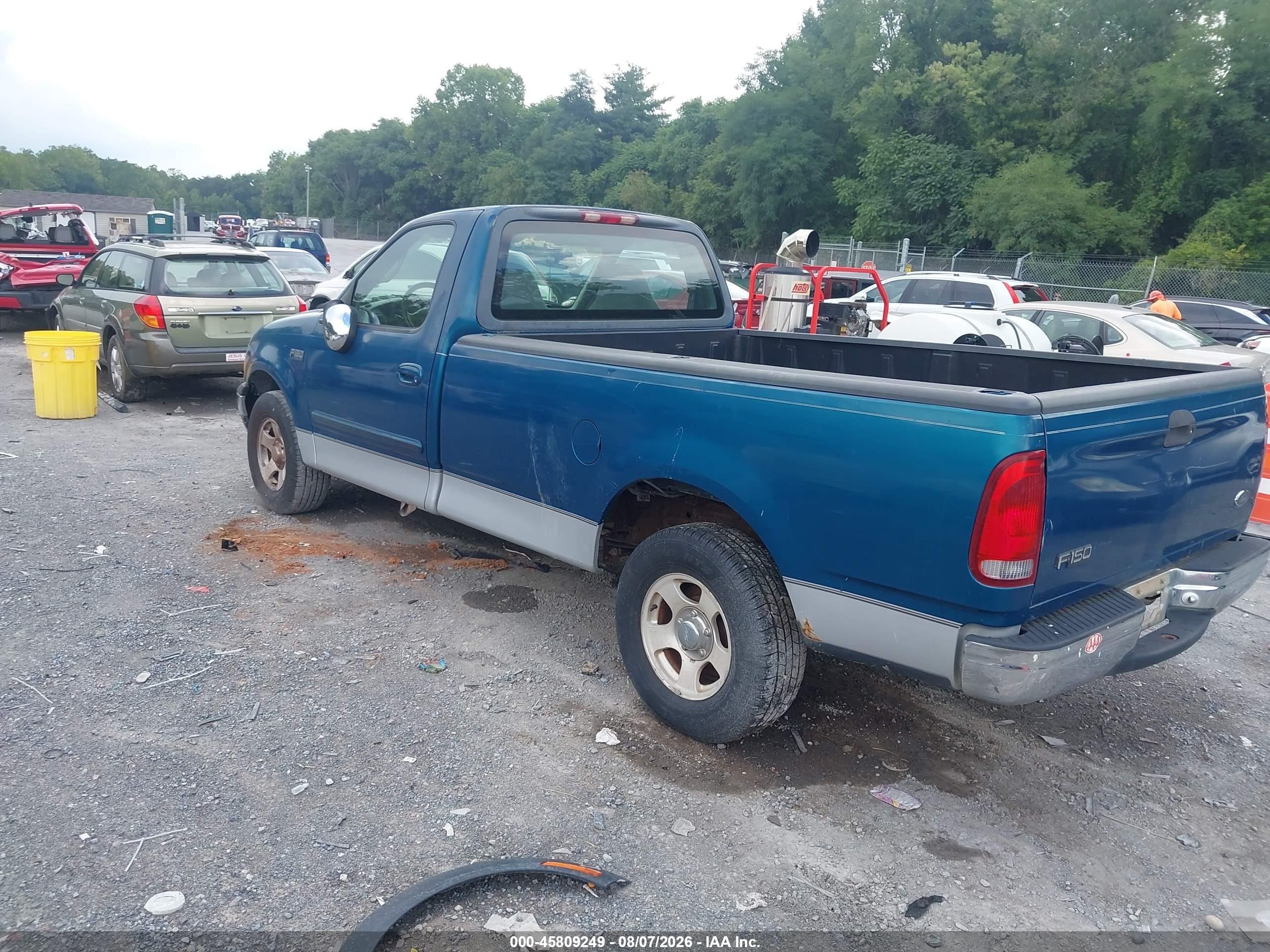 2000 Ford F-150 Work Series/xl/xlt Зеленый vin: 1FTZF1722YNB32162
