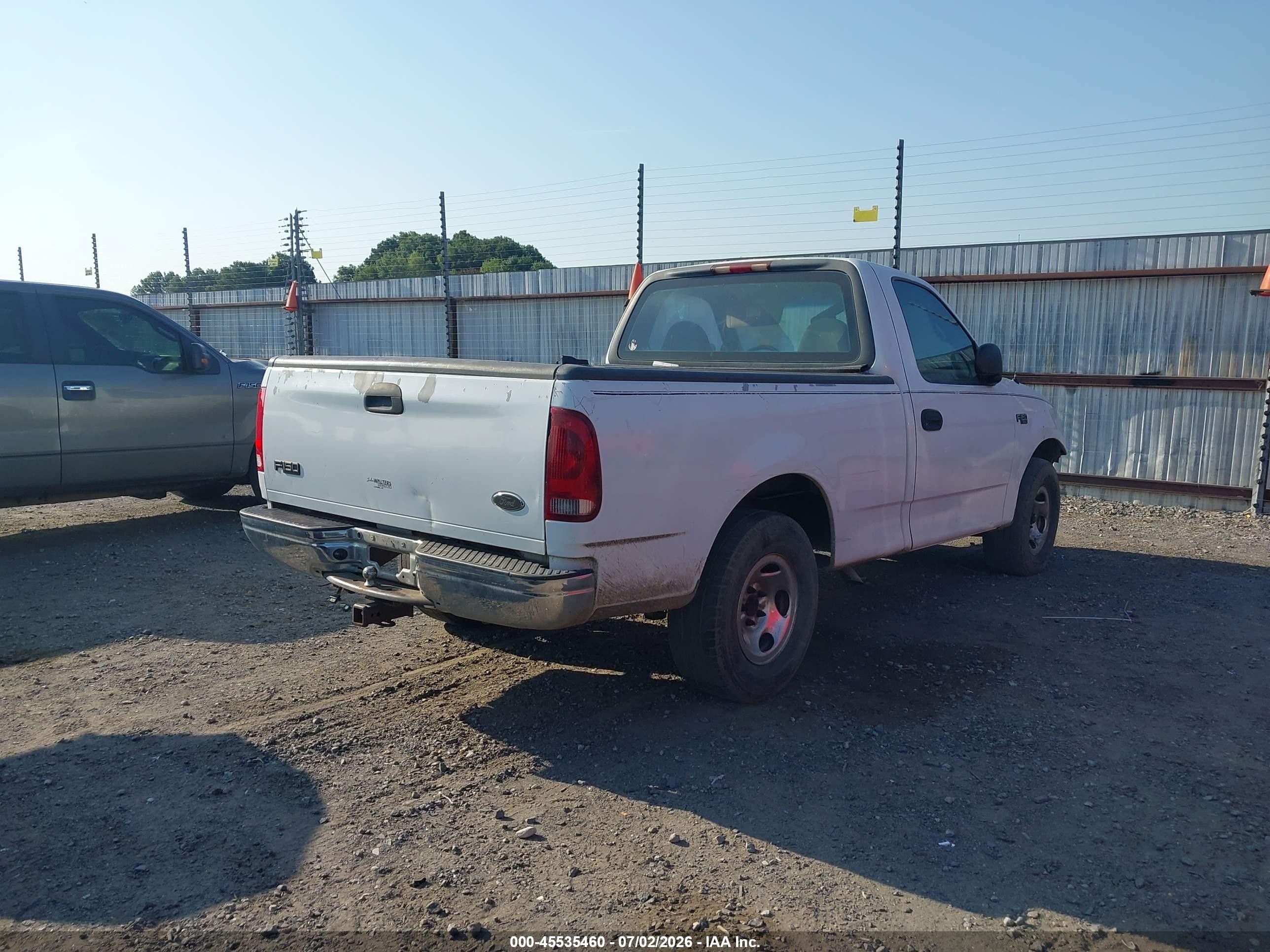 2000 Ford F-150 Work Series/xl/xlt White vin: 1FTZF1722YNB72905