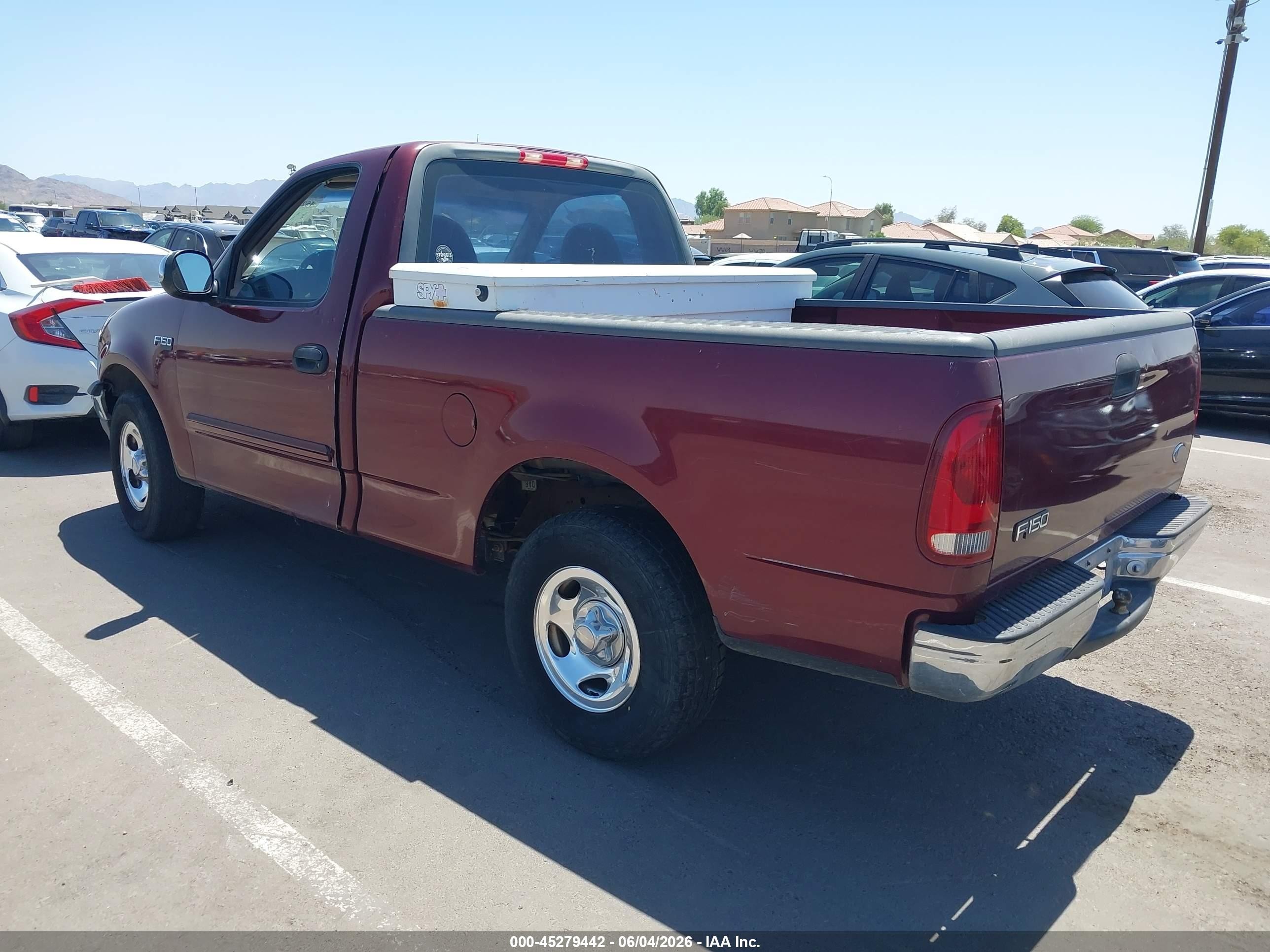 1999 Ford F-150 Work Series/xl/xlt Red vin: 1FTZF1723XKB92628