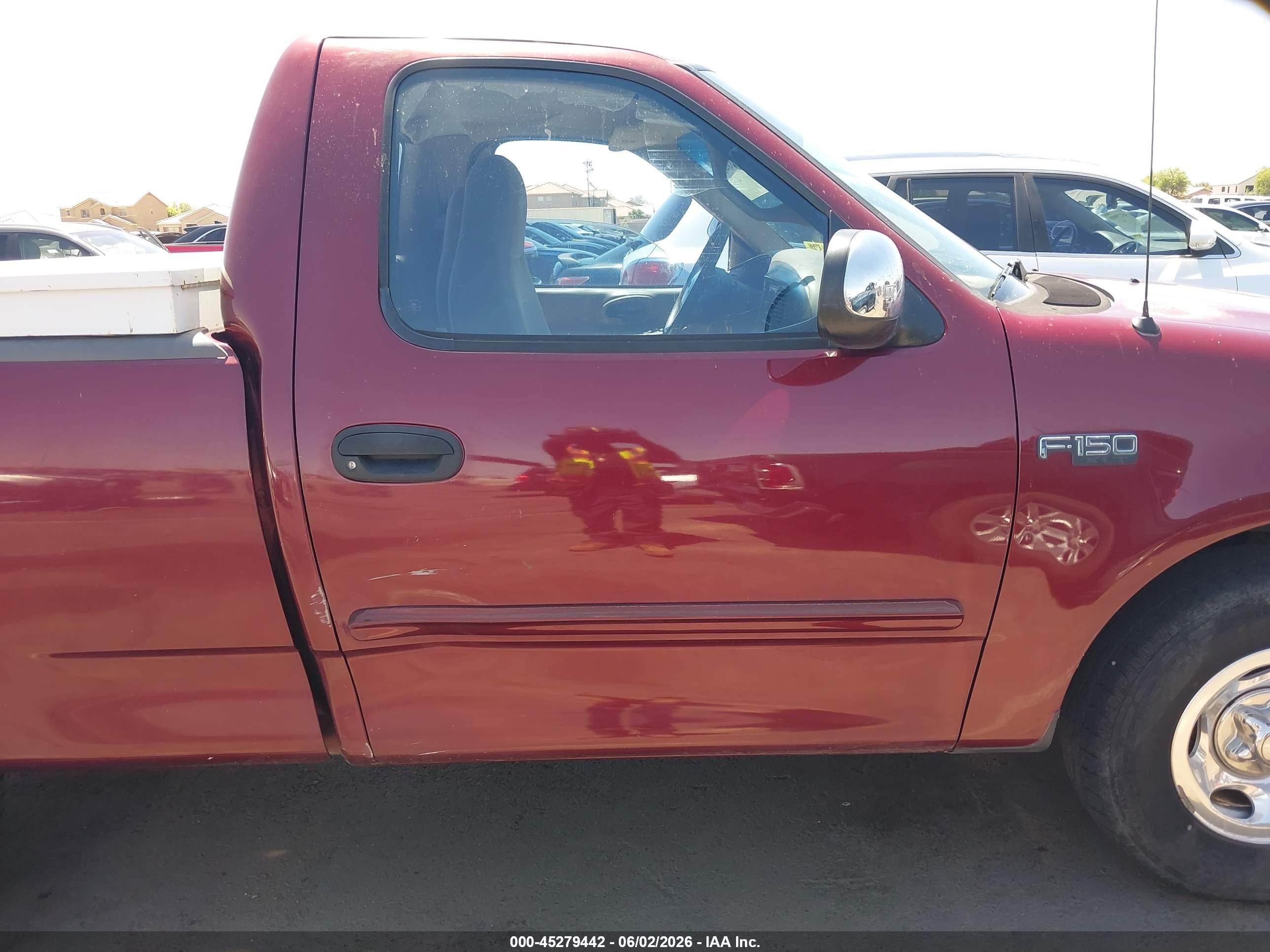 1999 Ford F-150 Work Series/xl/xlt Red vin: 1FTZF1723XKB92628