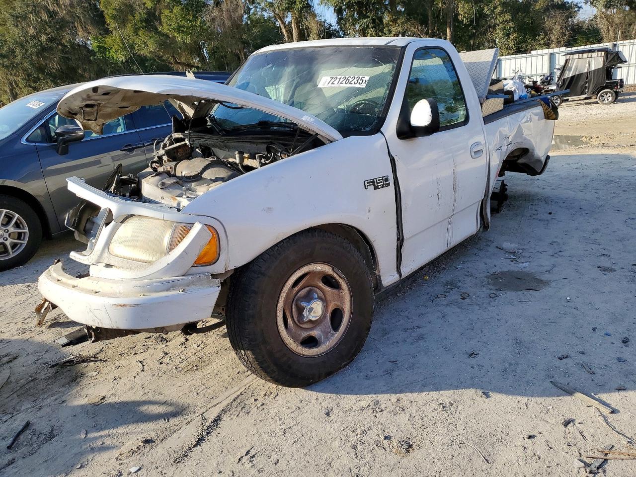2000 Ford F150 White vin: 1FTZF1723YNA02133