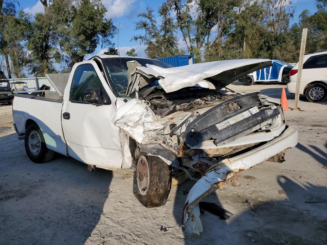 2000 Ford F150 White vin: 1FTZF1723YNA02133