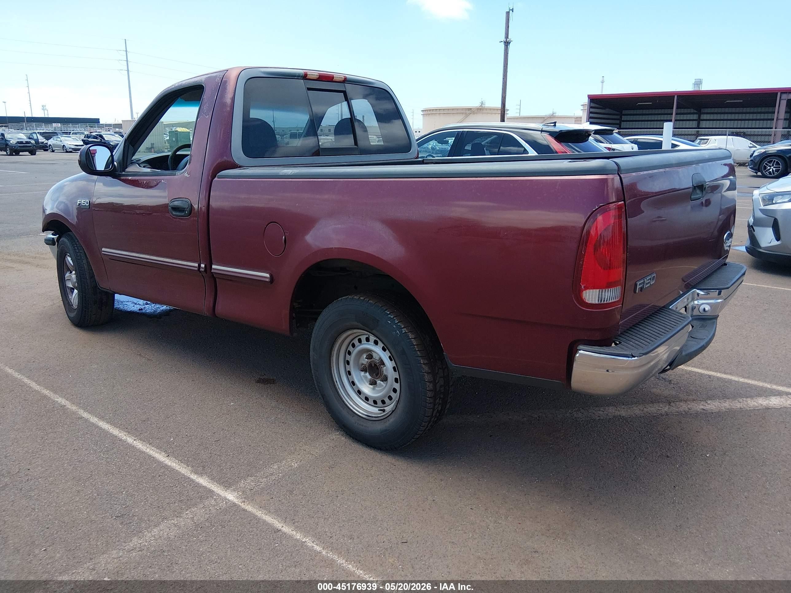 1998 Ford F-150 Standard/xl/xlt Maroon vin: 1FTZF1724WKB61418