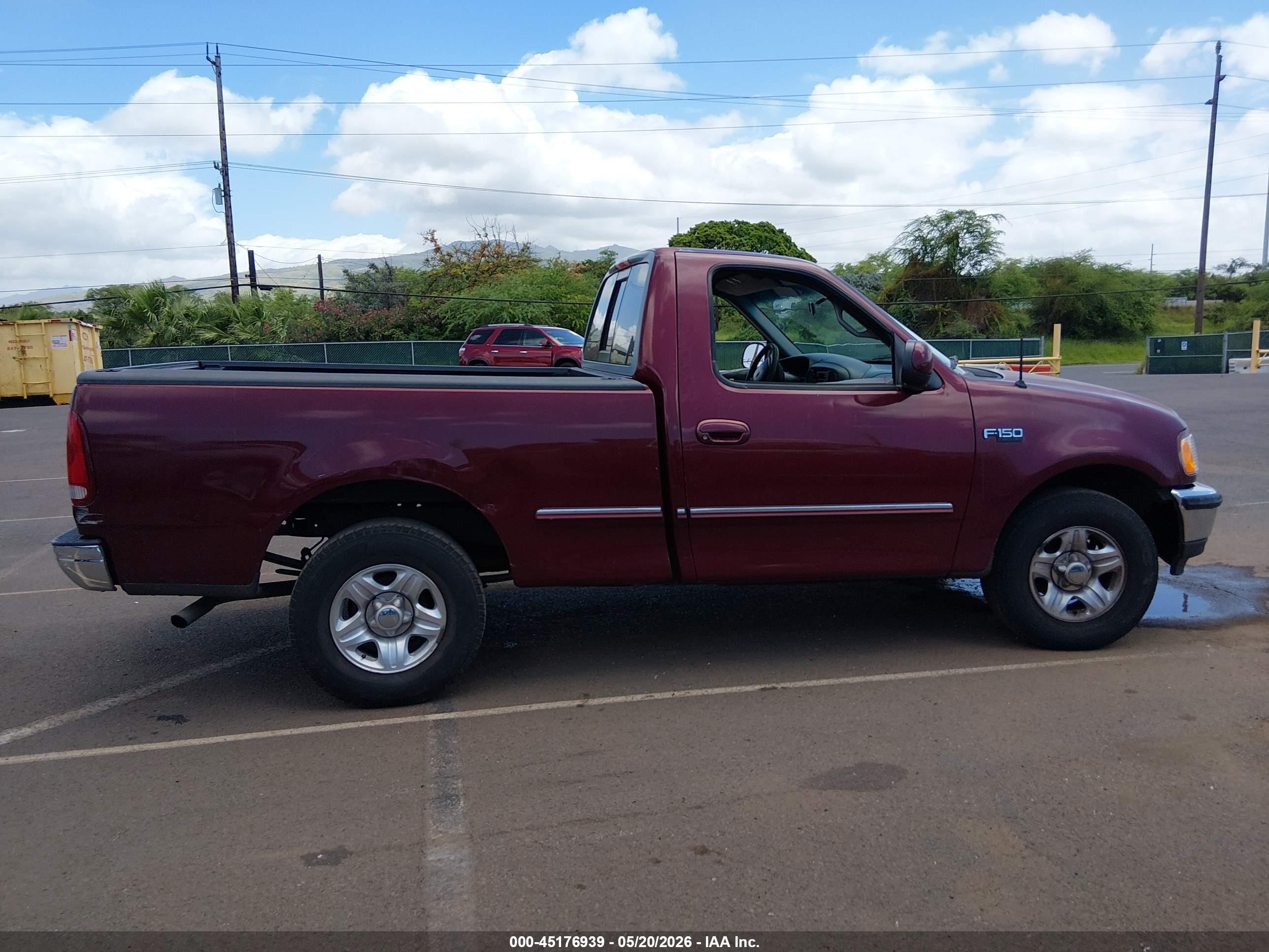 1998 Ford F-150 Standard/xl/xlt Maroon vin: 1FTZF1724WKB61418