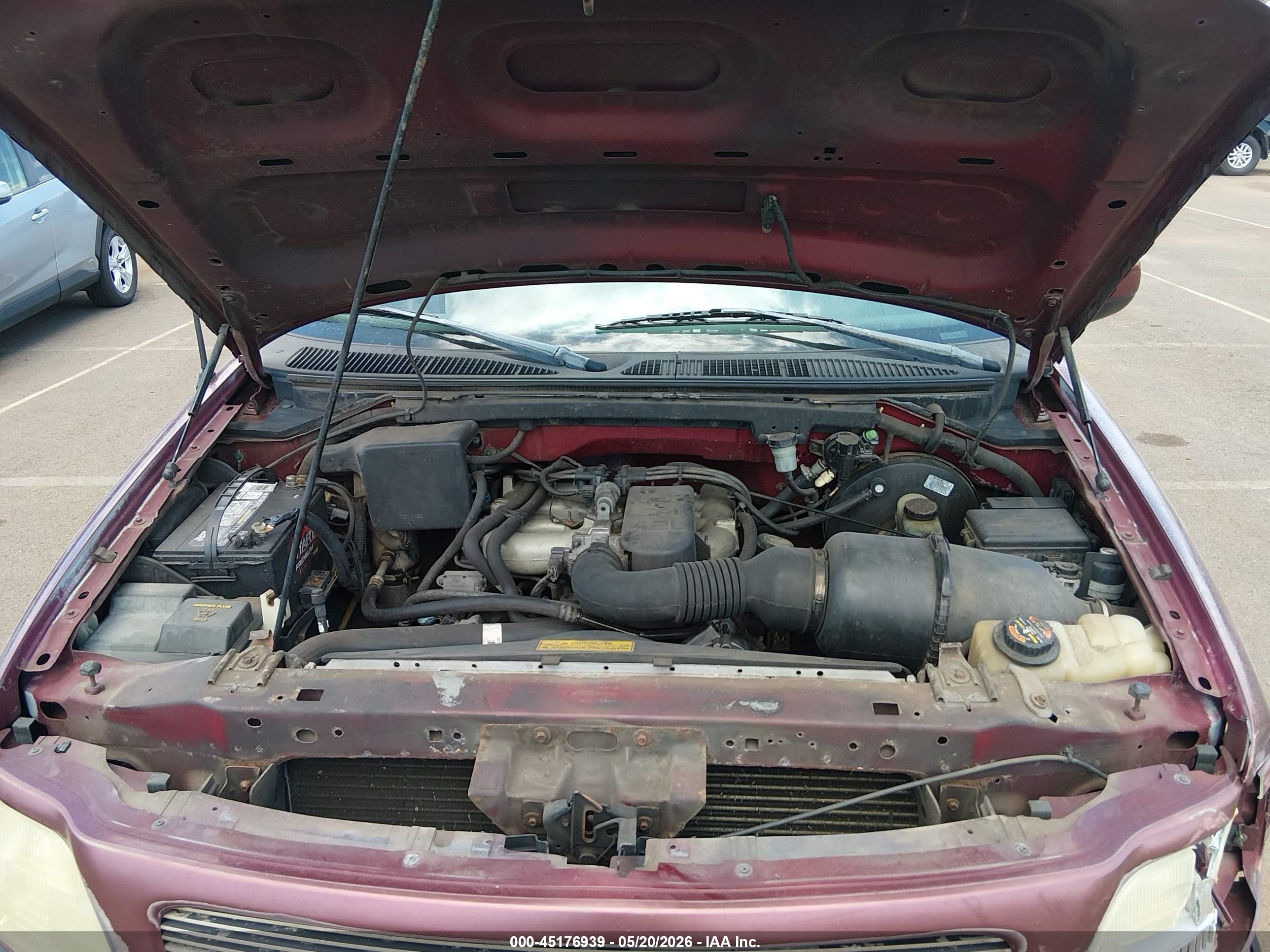 1998 Ford F-150 Standard/xl/xlt Maroon vin: 1FTZF1724WKB61418