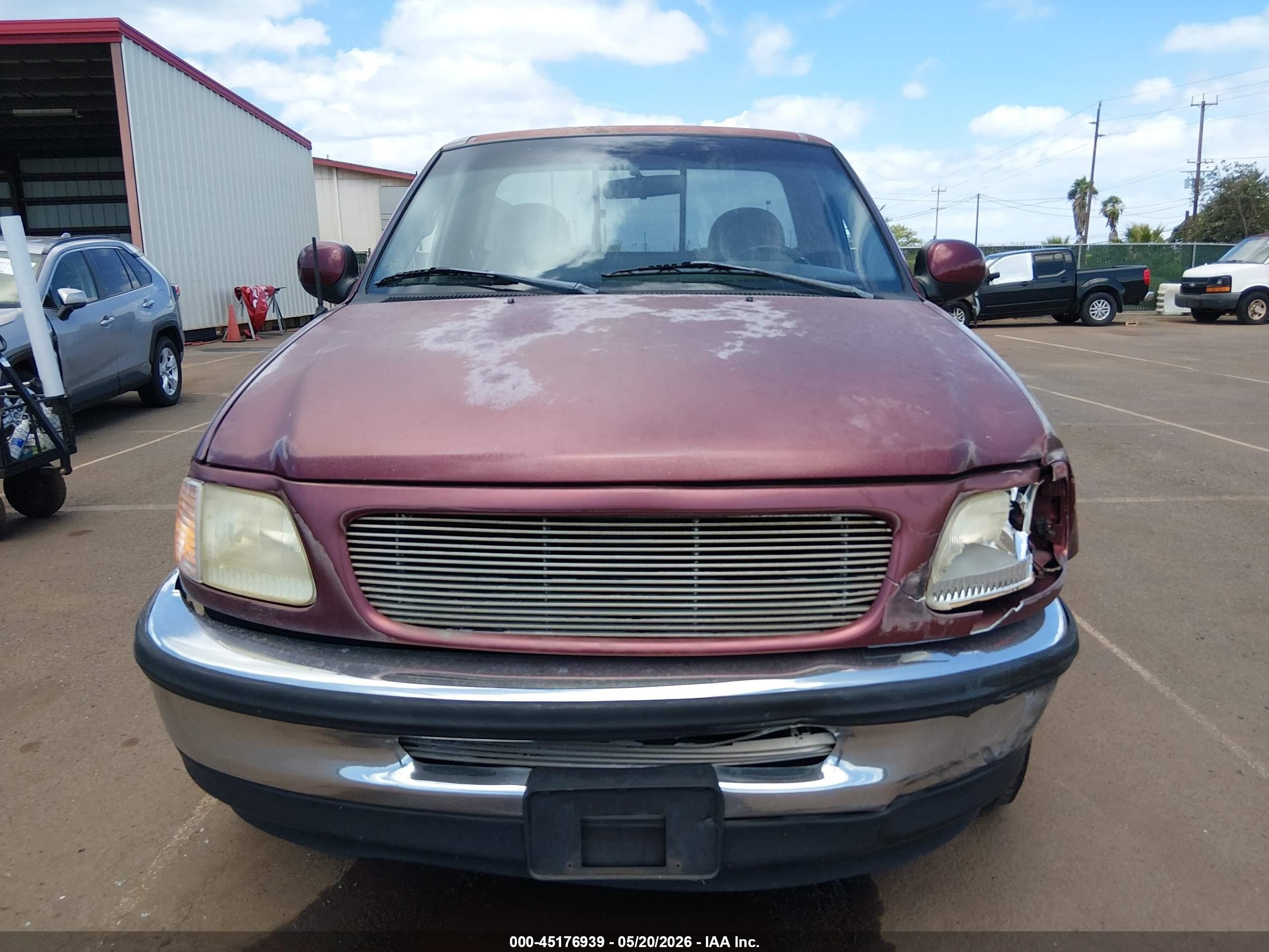 1998 Ford F-150 Standard/xl/xlt Maroon vin: 1FTZF1724WKB61418