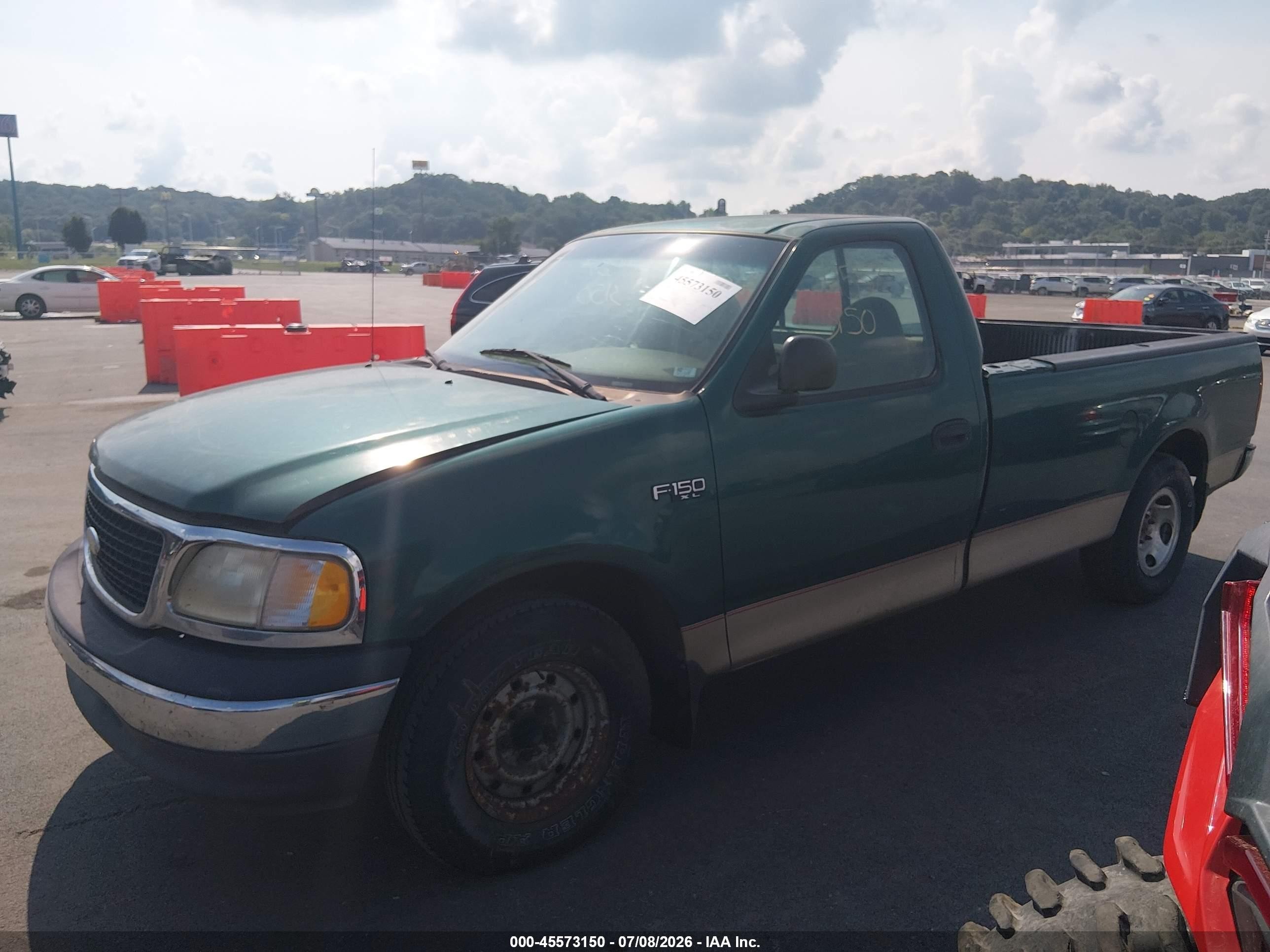 1999 Ford F-150 Work Series/xl/xlt Green vin: 1FTZF1724XKB39601