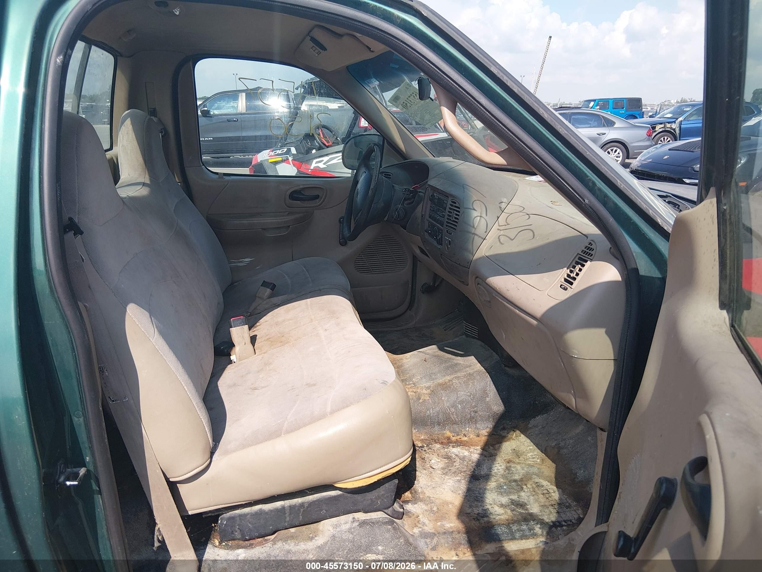 1999 Ford F-150 Work Series/xl/xlt Green vin: 1FTZF1724XKB39601