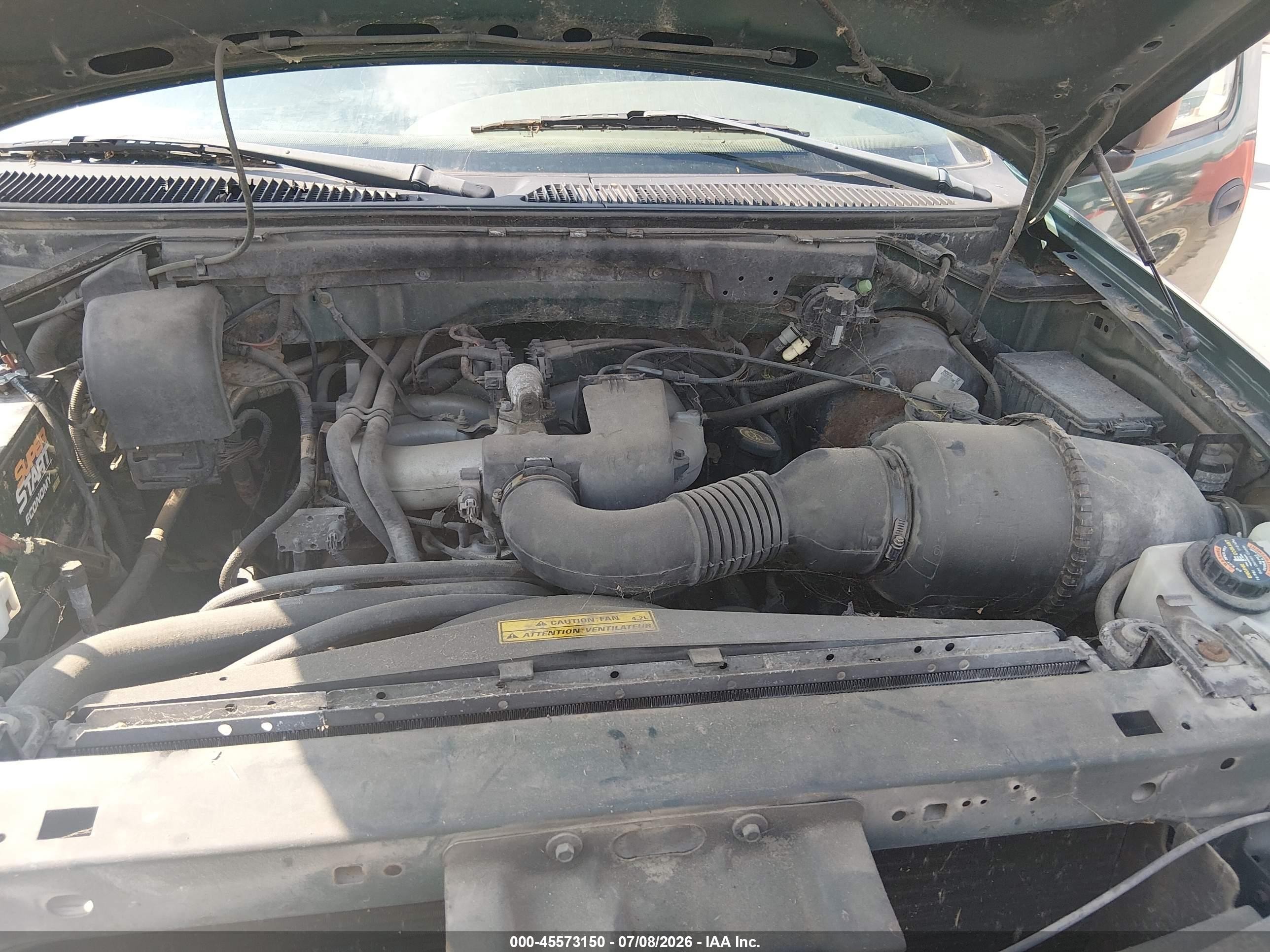 1999 Ford F-150 Work Series/xl/xlt Green vin: 1FTZF1724XKB39601